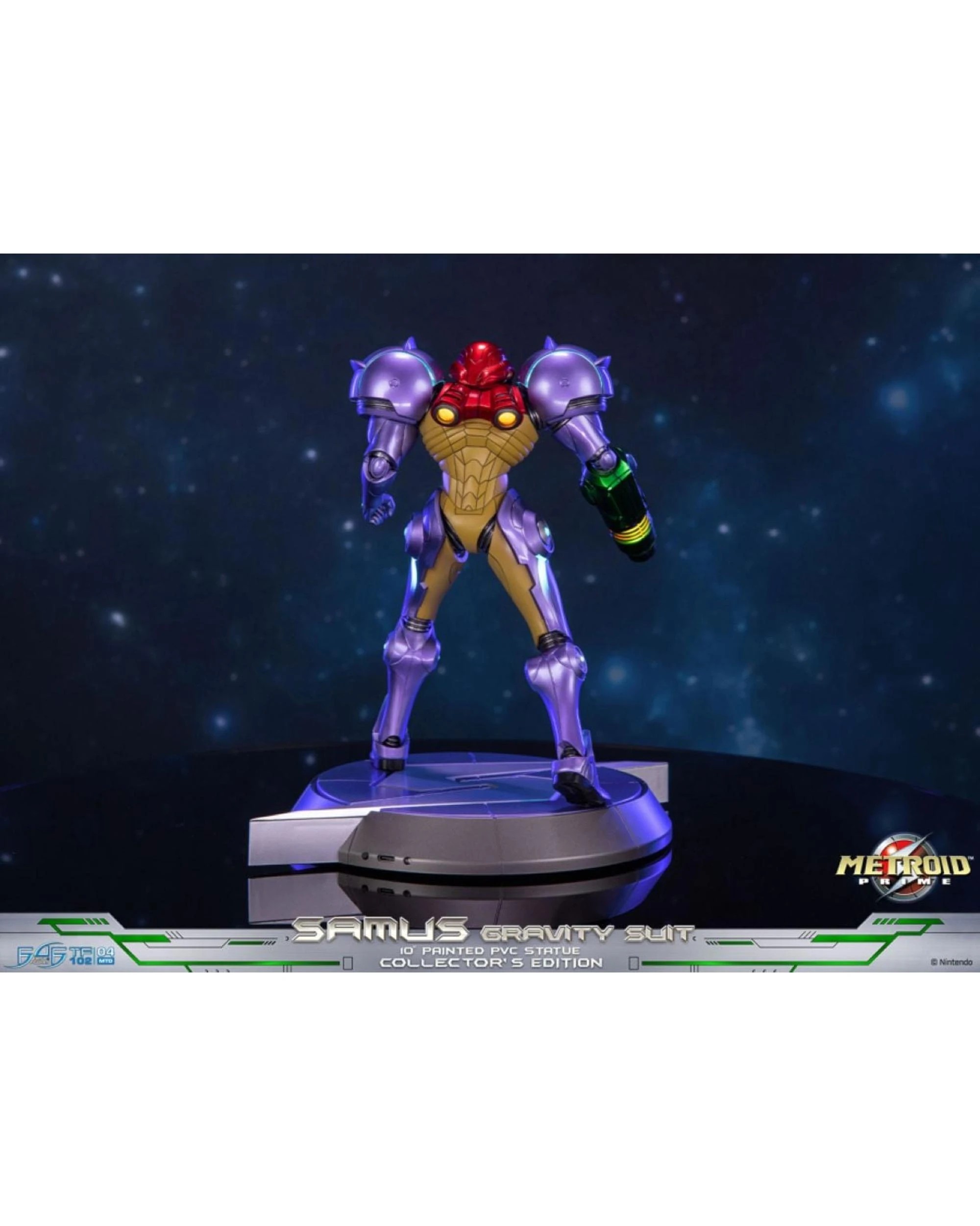 4 Metroid Prime Samus Gravity Suit PVC Statue Collector's Edition, 4 of 10
