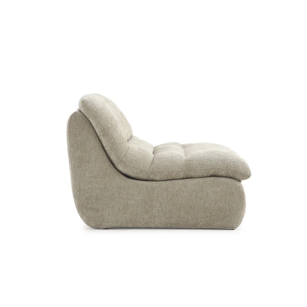 3 Zzz Atelier Capri Armless Floor Lounge Chair - Green, 3 of 7