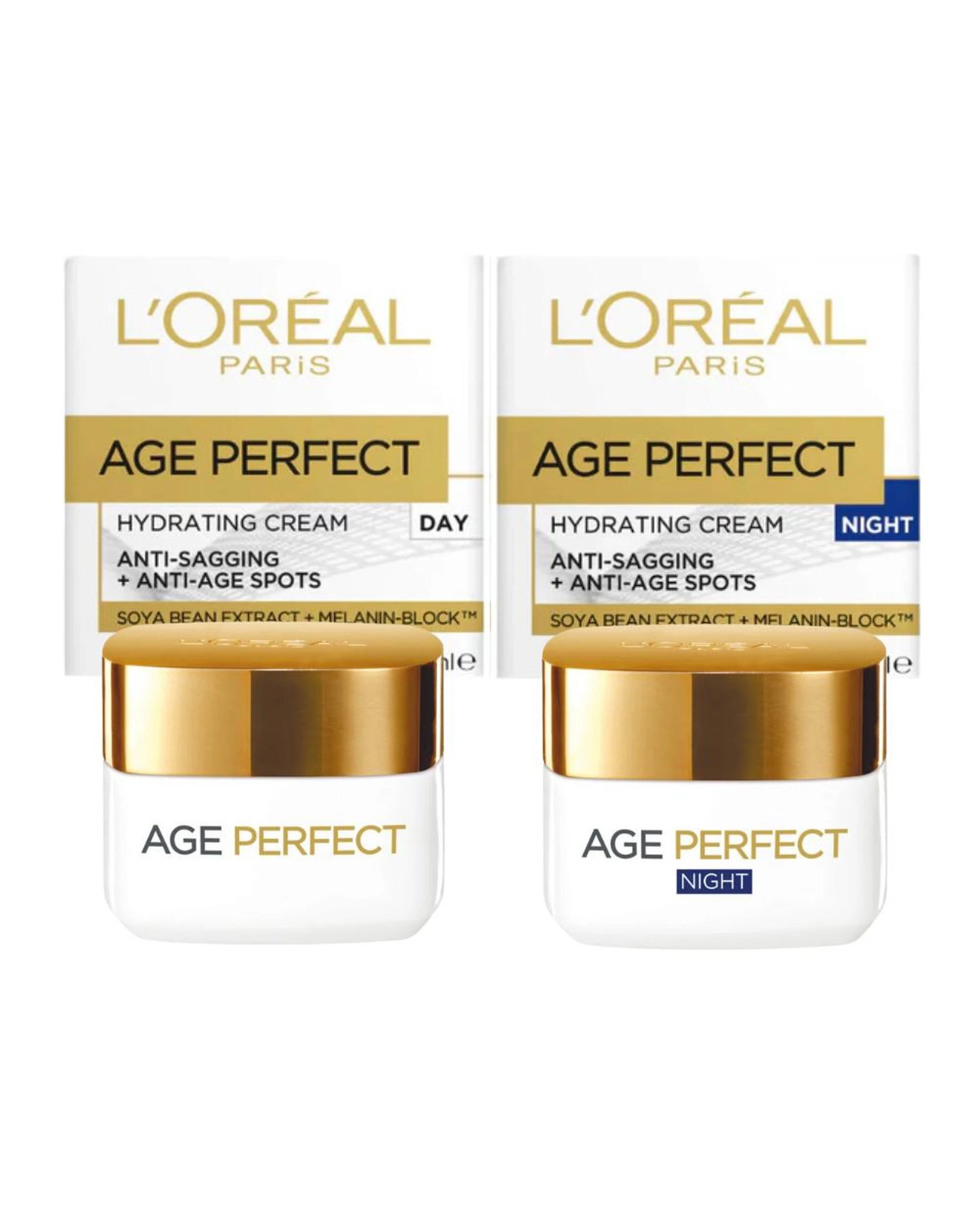 1 L'Oreal Paris Age Perfect Collagen Tightening Day & Night Cream 50mL Duo, 1 of 3