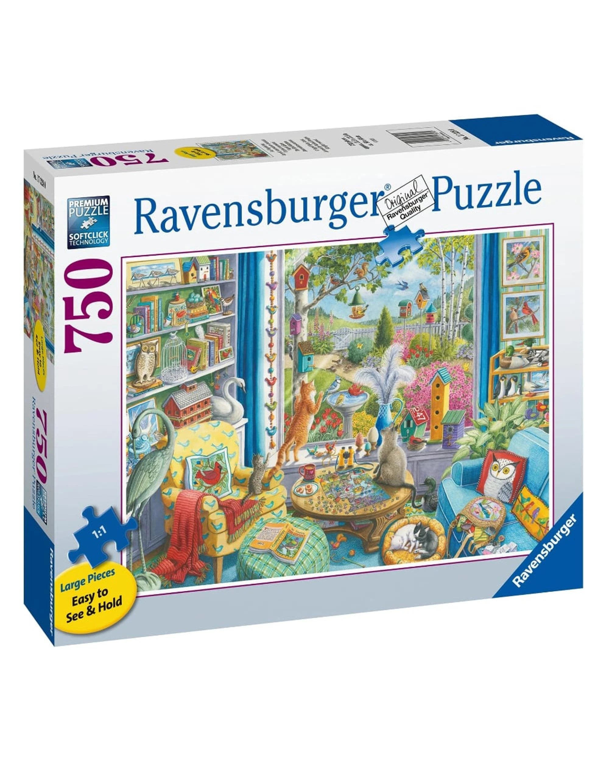 1 Ravensburger The Bird Watchers 750 Piece Large Format Jigsaw Puzzle, 1 of 1
