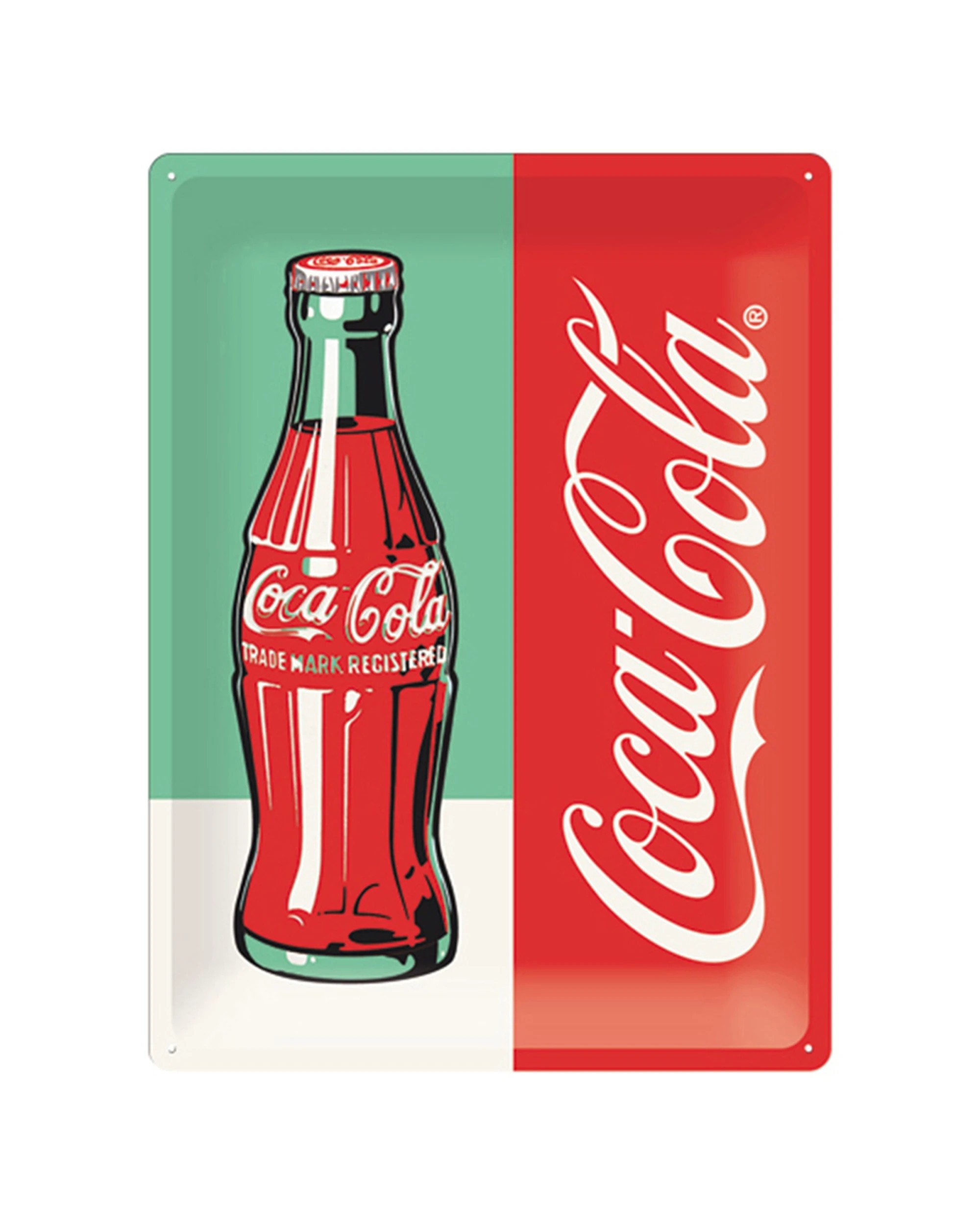Nostalgic-Art Large 30x40cm Metal Wall Art Sign Plaque - Coke