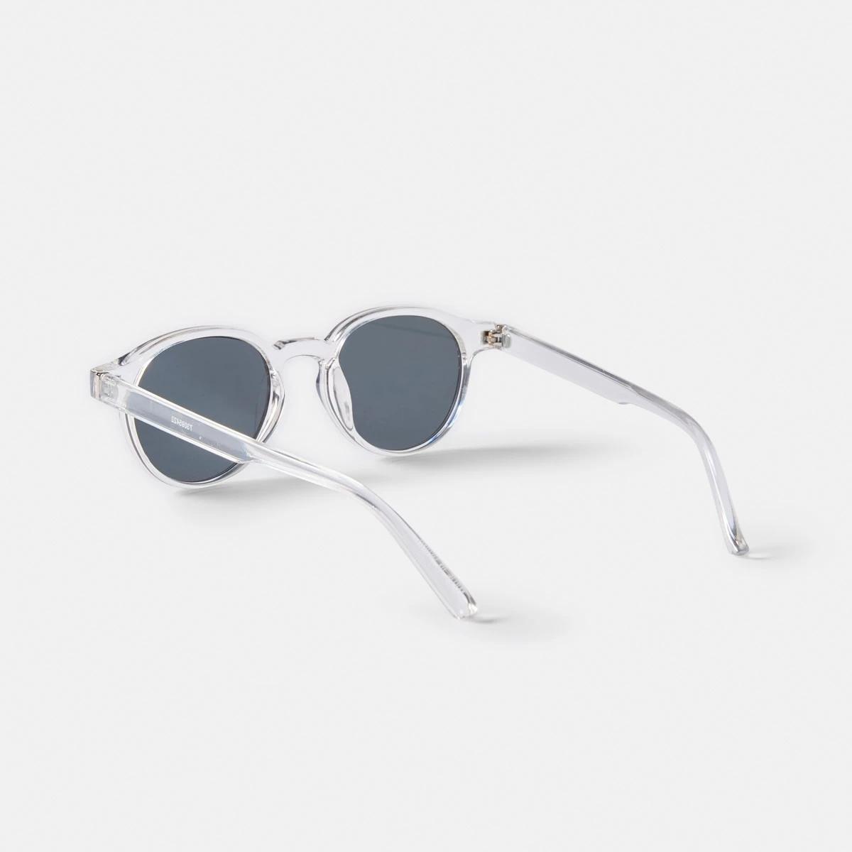 3 Clear Frame Sunglasses Clear, 3 of 6