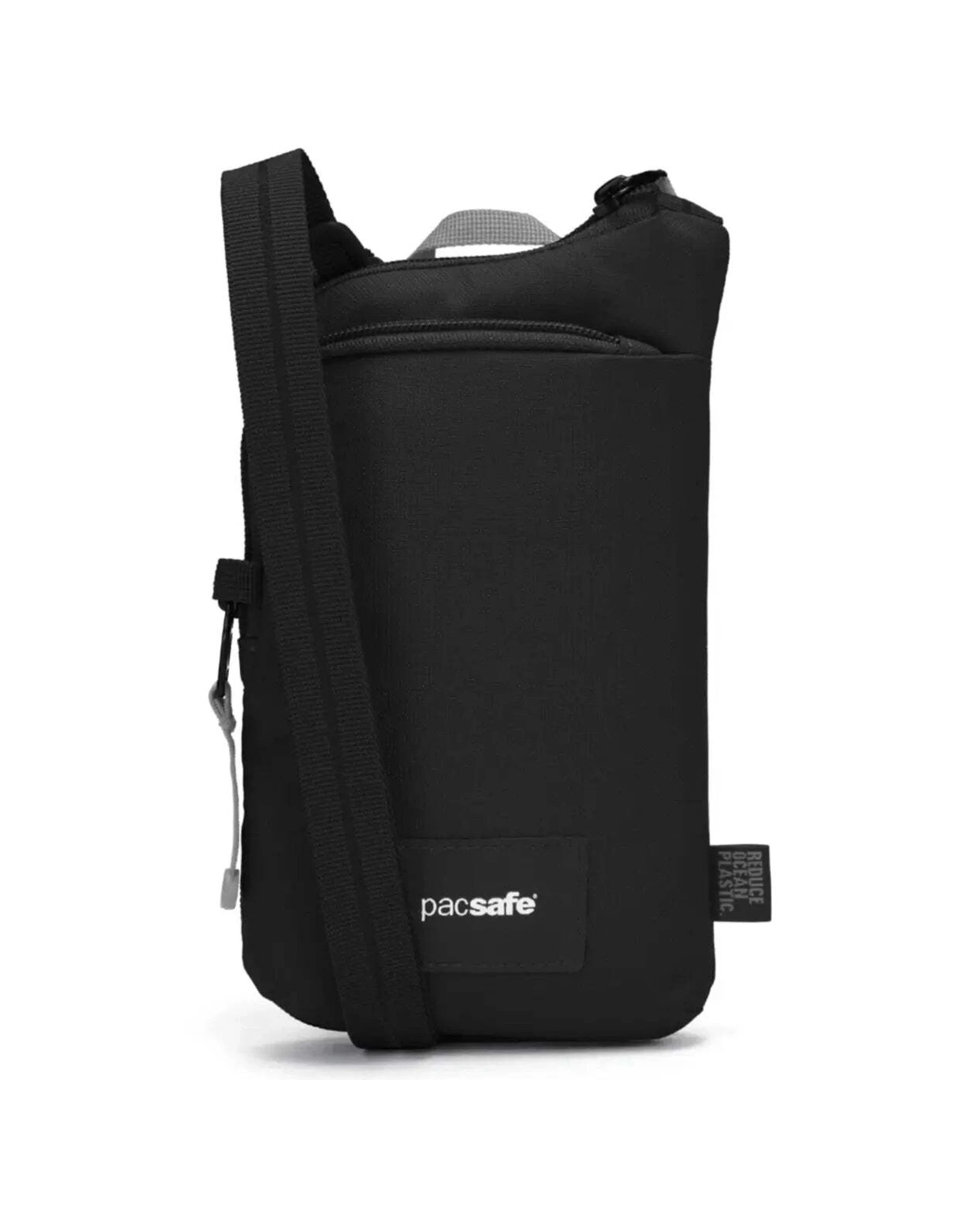 1 Pacsafe Go Anti-Theft Tech Crossbody Bag Lockable Compartments Adjustable Strap - Black, 1 of 8