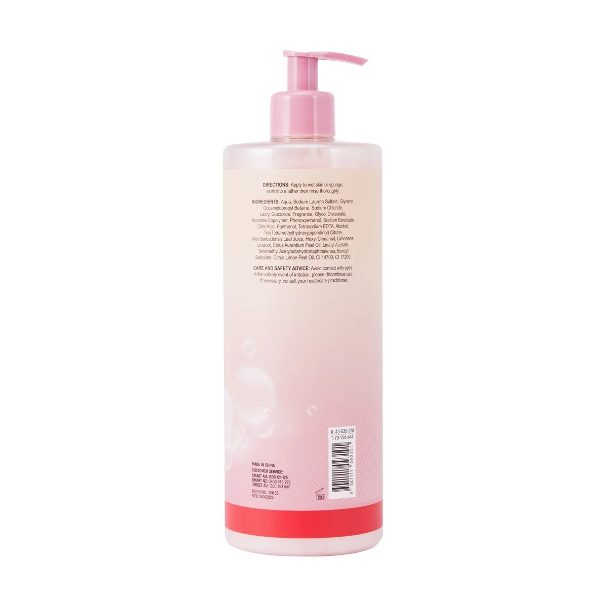 3 OXX Bodycare The OG Body Wash 750ml - Red Berry Scented, 3 of 3