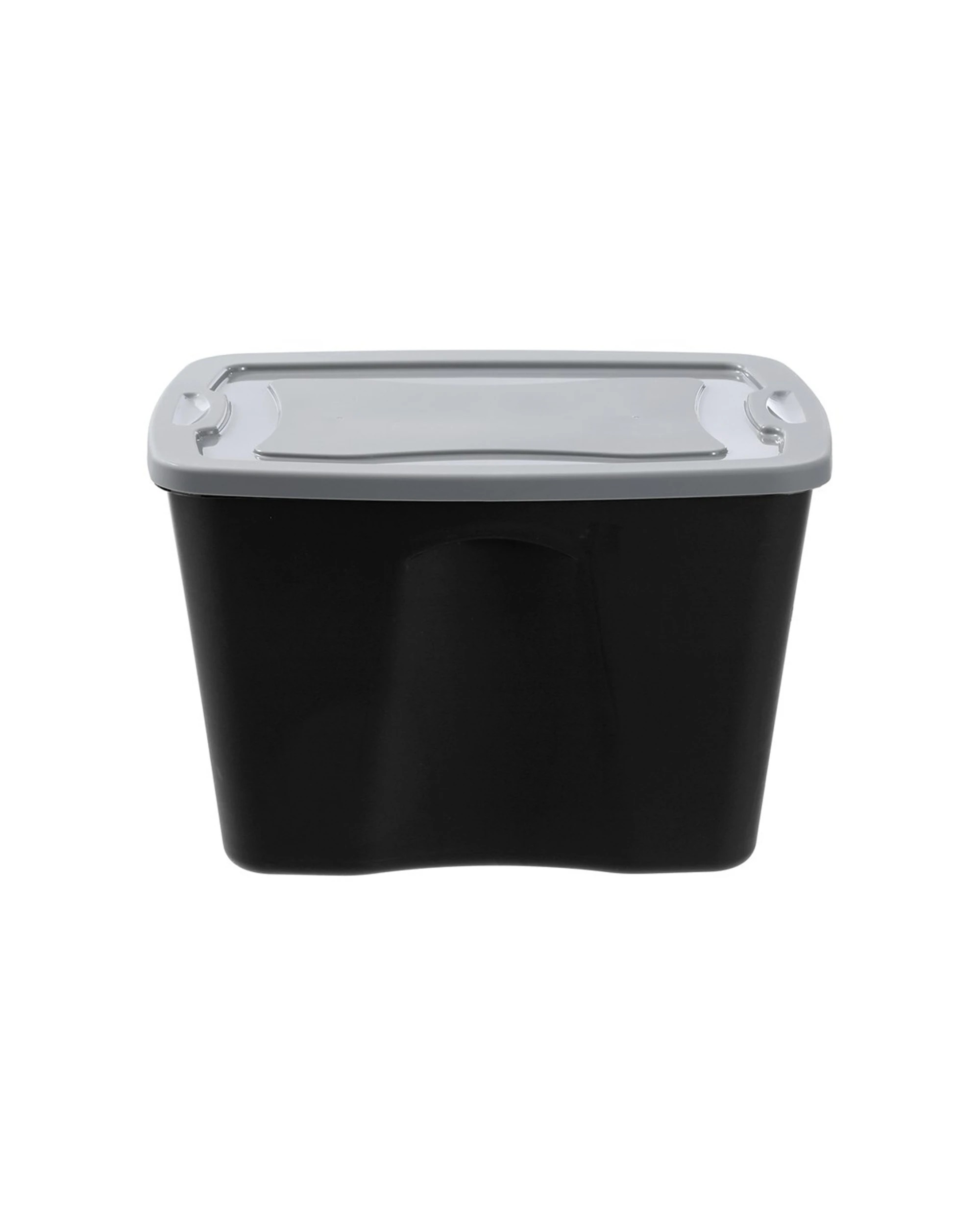 2 Boxsweden Garaz Eco 38l 49cm Storage Box With Lid Durable Recycled Home Garage Storage Box - Black, 2 of 6