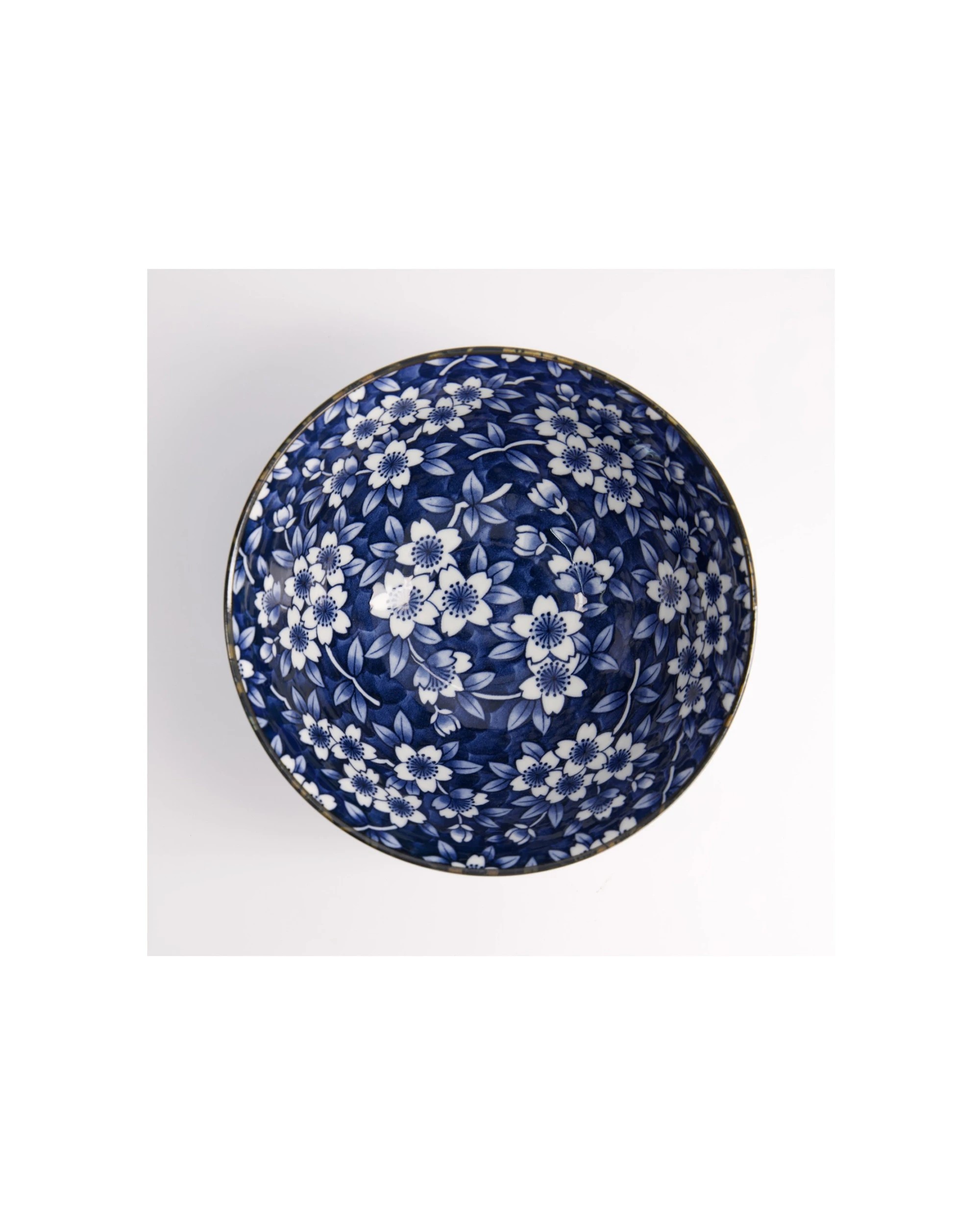 4 Tokyo Design Tokyo Sakura Ramen Bowl 18x9cm Microwave Dishwasher Safe - Blue, 4 of 4
