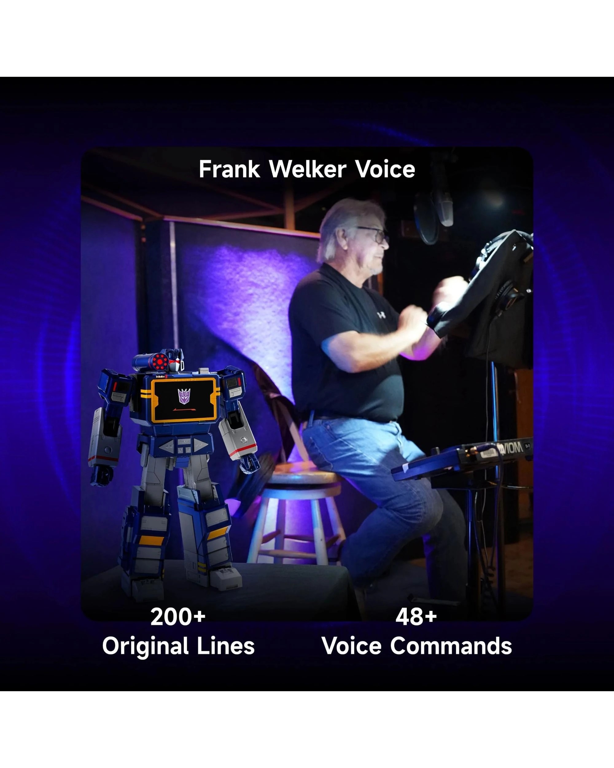 4 Robosen: Transformers Flagship Soundwave G1 Auto-Converting Robot, 4 of 9