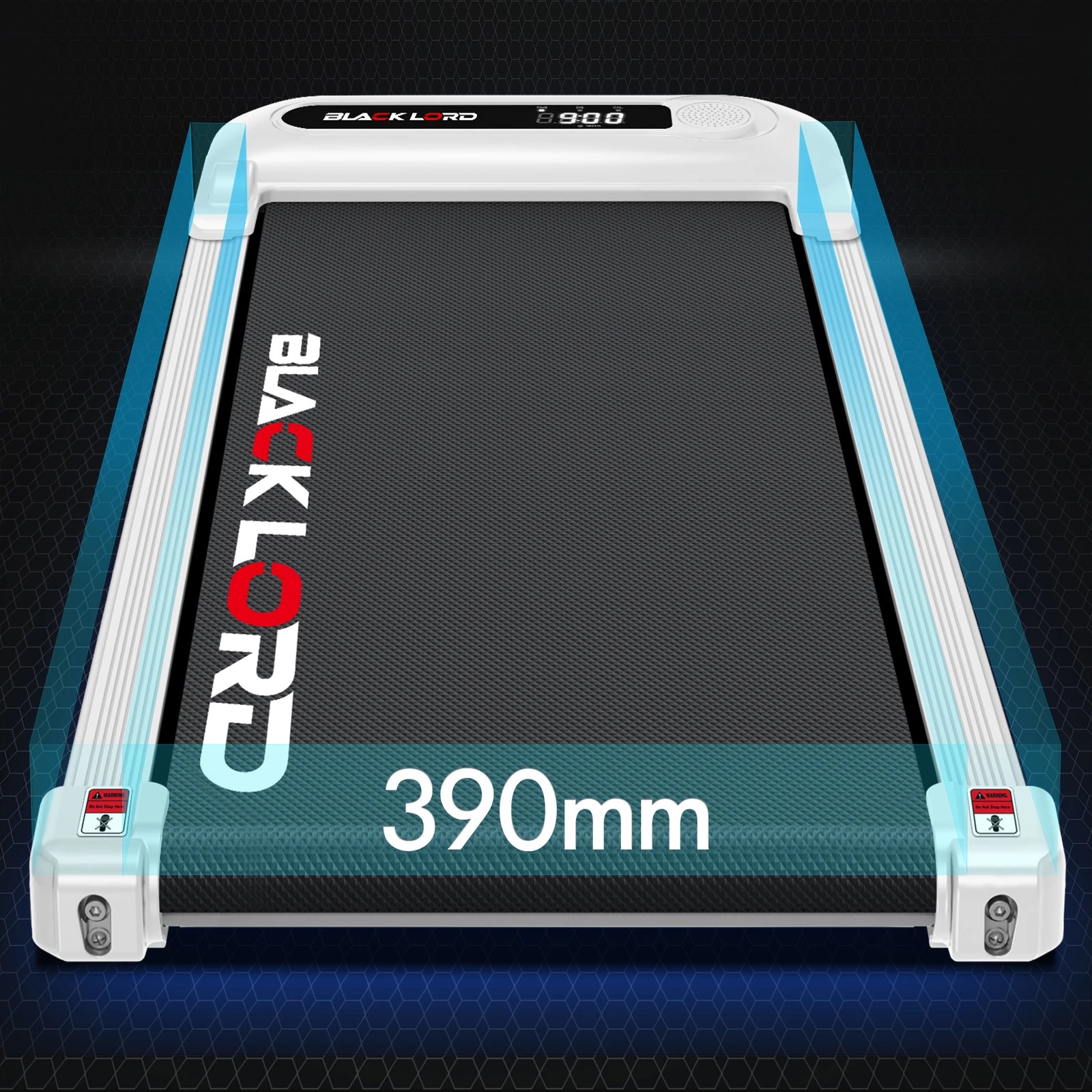 7 Black Lord Treadmill Electric Walking Pad Incline Shock Absorbers Home Gym - White, 7 of 10