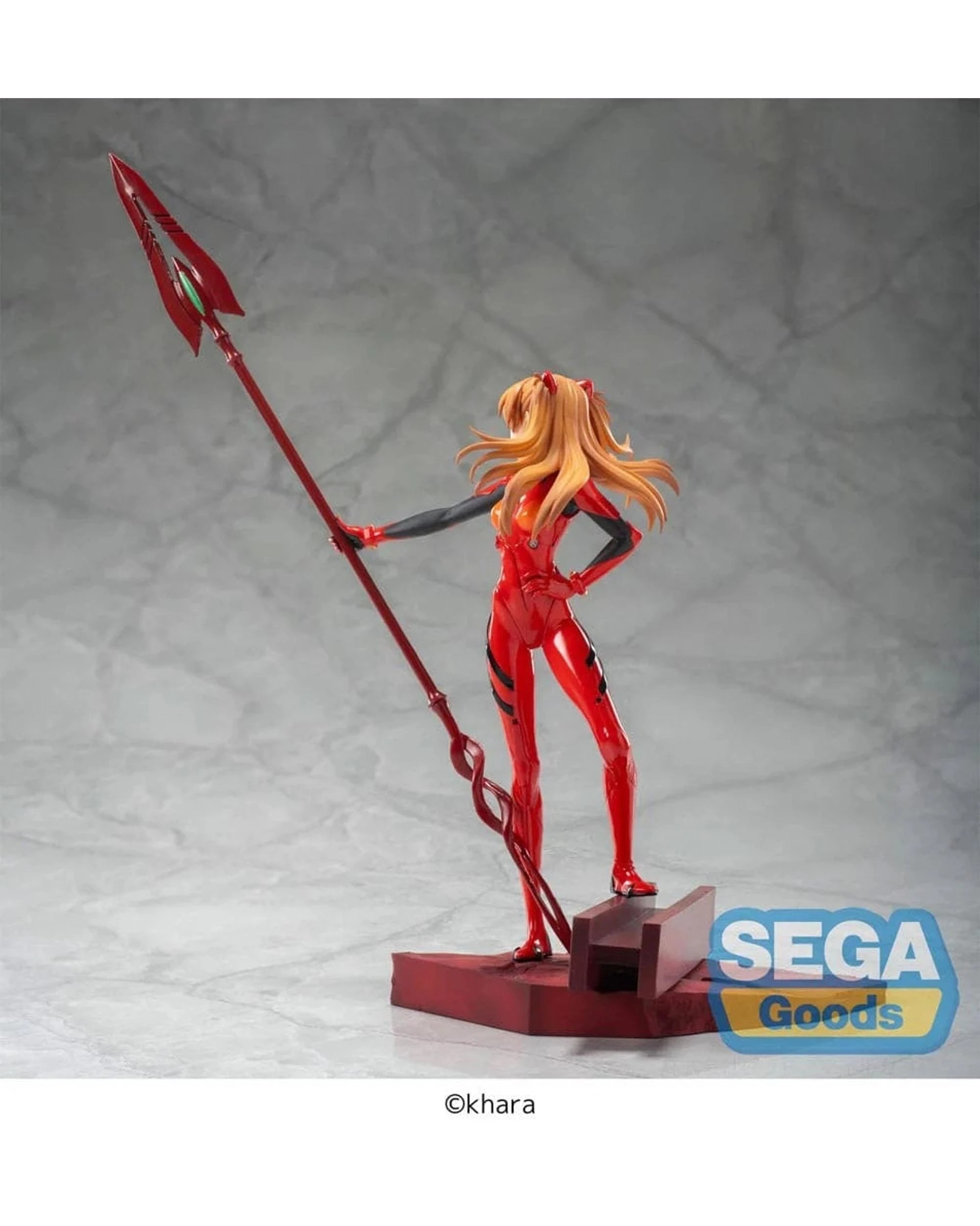 3 SEGA Luminasta Rebuild of Evangelion Asuka Shikinami Langley x Spear of Cassius Figure, 3 of 7