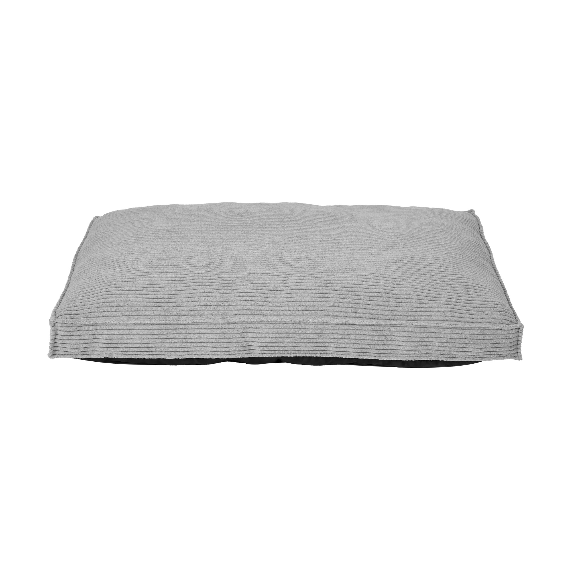 2 Pet Bed Rectangle Corduroy - Extra Large, Light Grey, 2 of 7