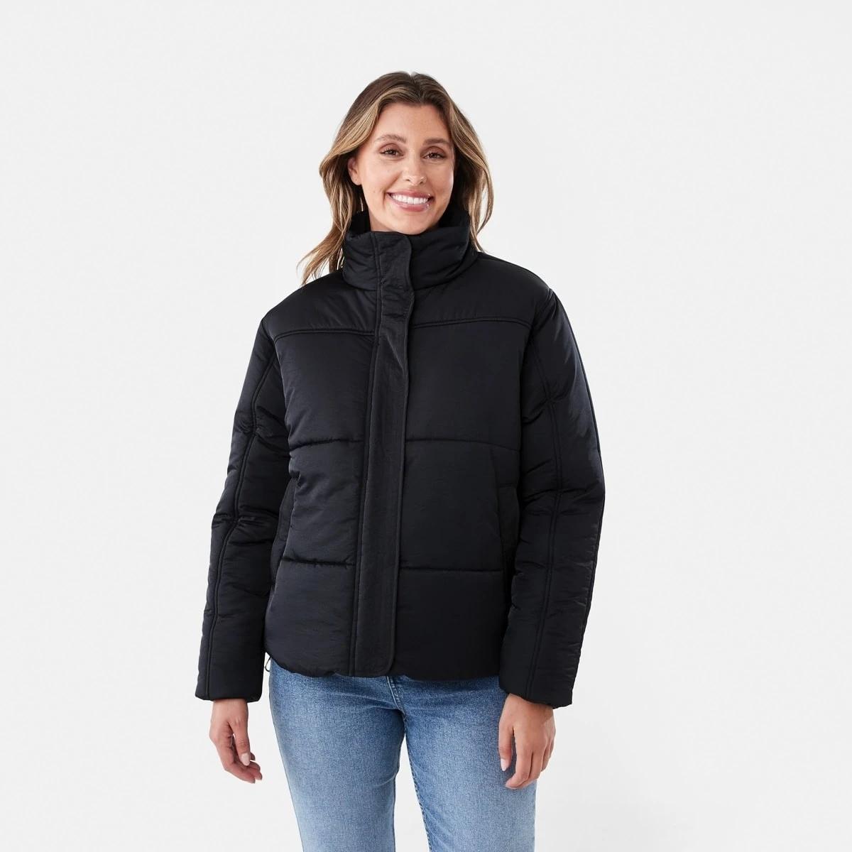 2 Padded Puffer Jacket Black, 2 of 8