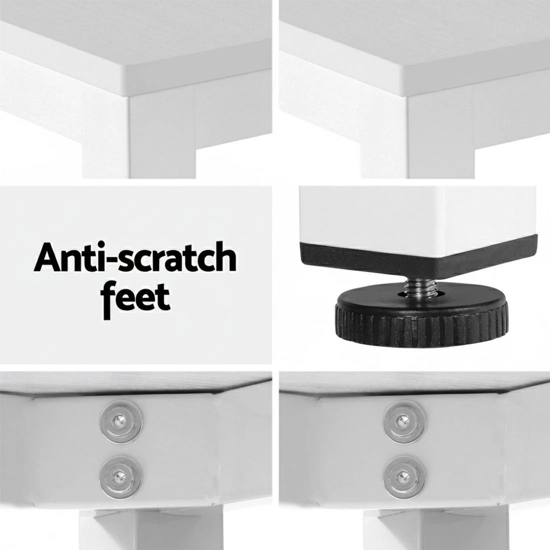 5 Artiss Computer Desk Home Office Study Table  120CM - White, 5 of 5