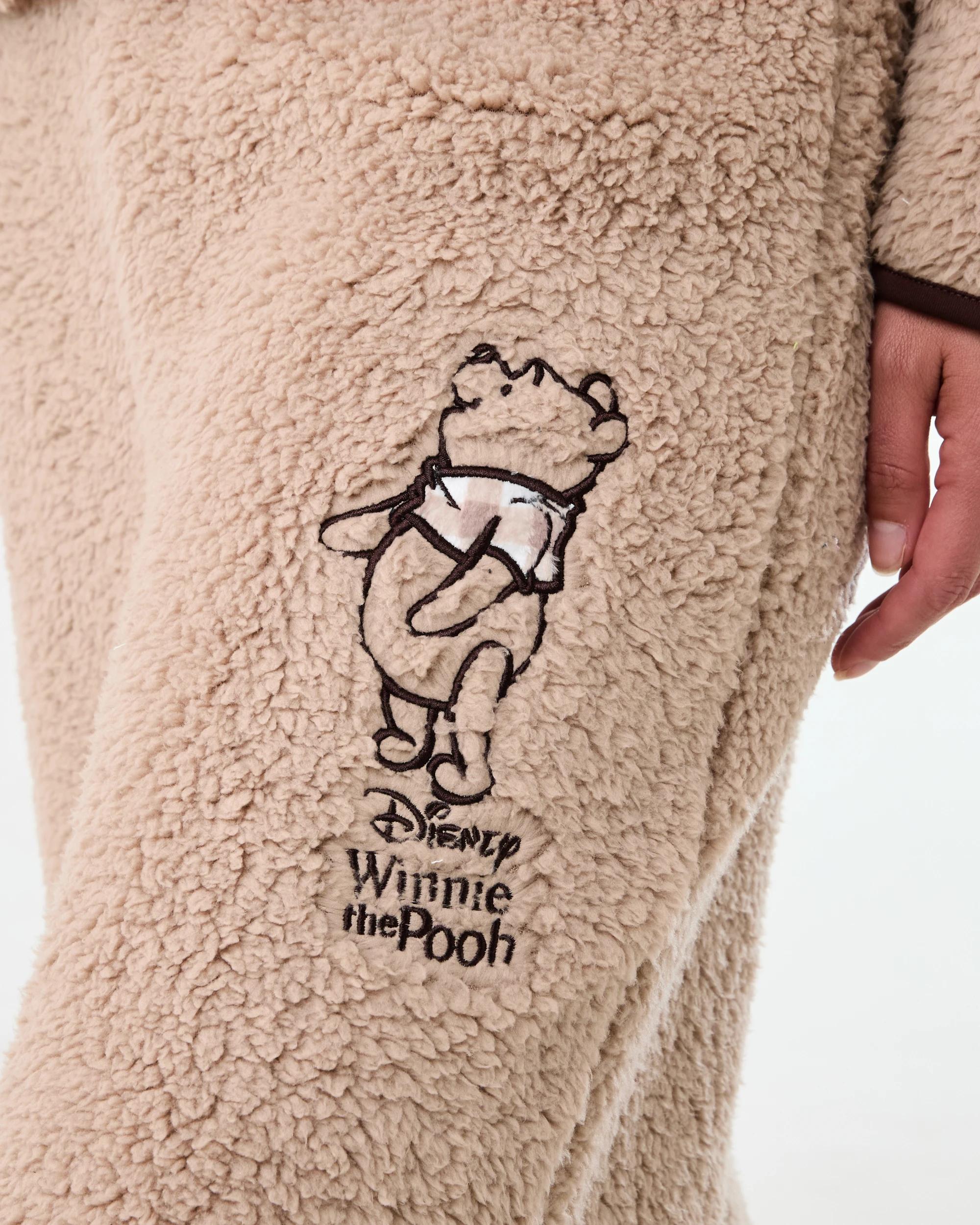 8 Winnie the Pooh License Fleece Button Through Pyjama Set Winnie Plp, 8 of 9