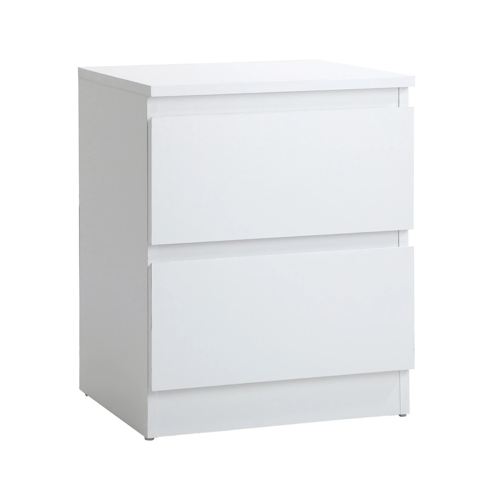 5 Oikiture Bedside Tables Set of 2 Nightstand Side Table Storage Cabinet - White, 5 of 9