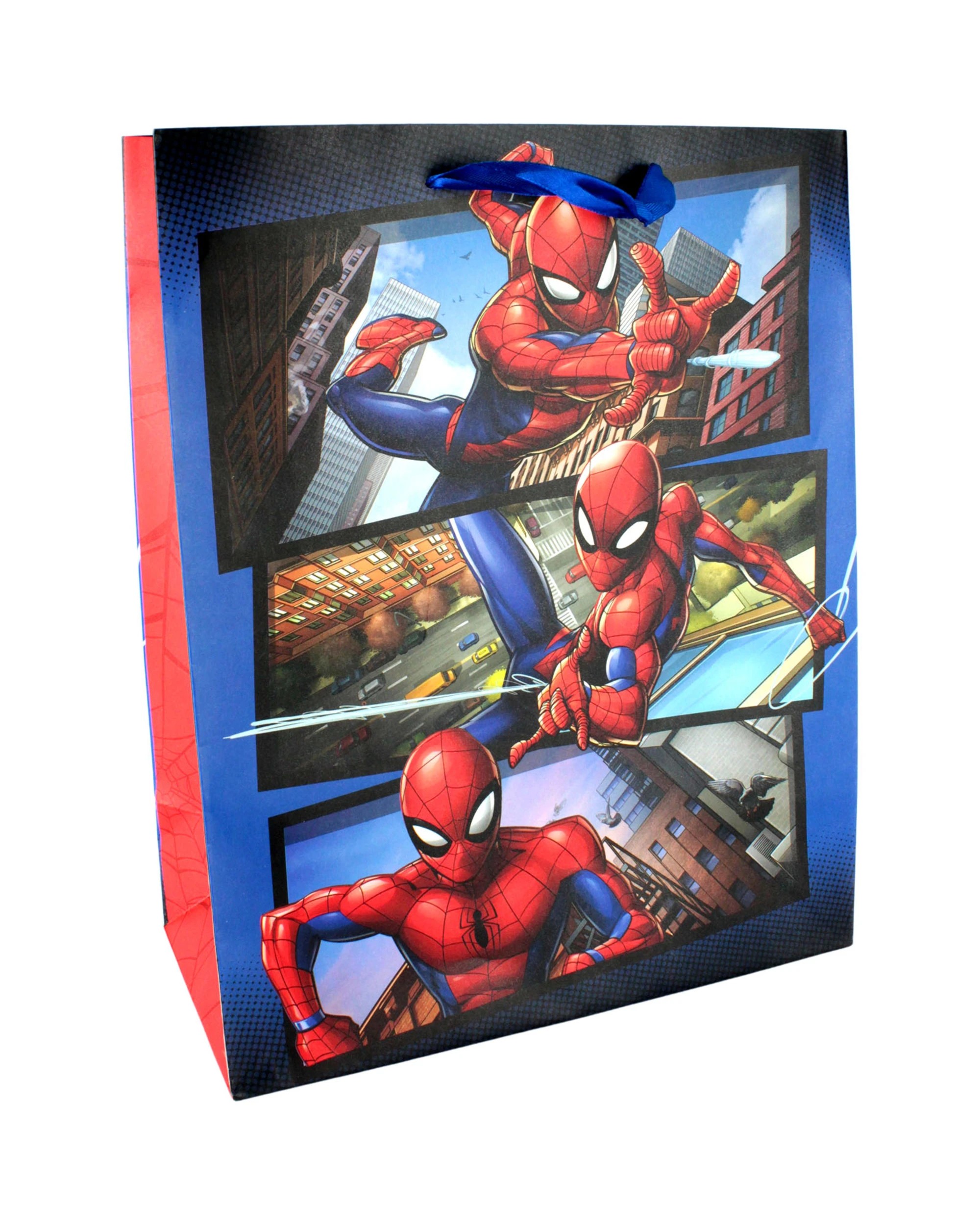 1 Artwrap Marvel Spiderman City Skyline Gift Bag 32cm, 1 of 2