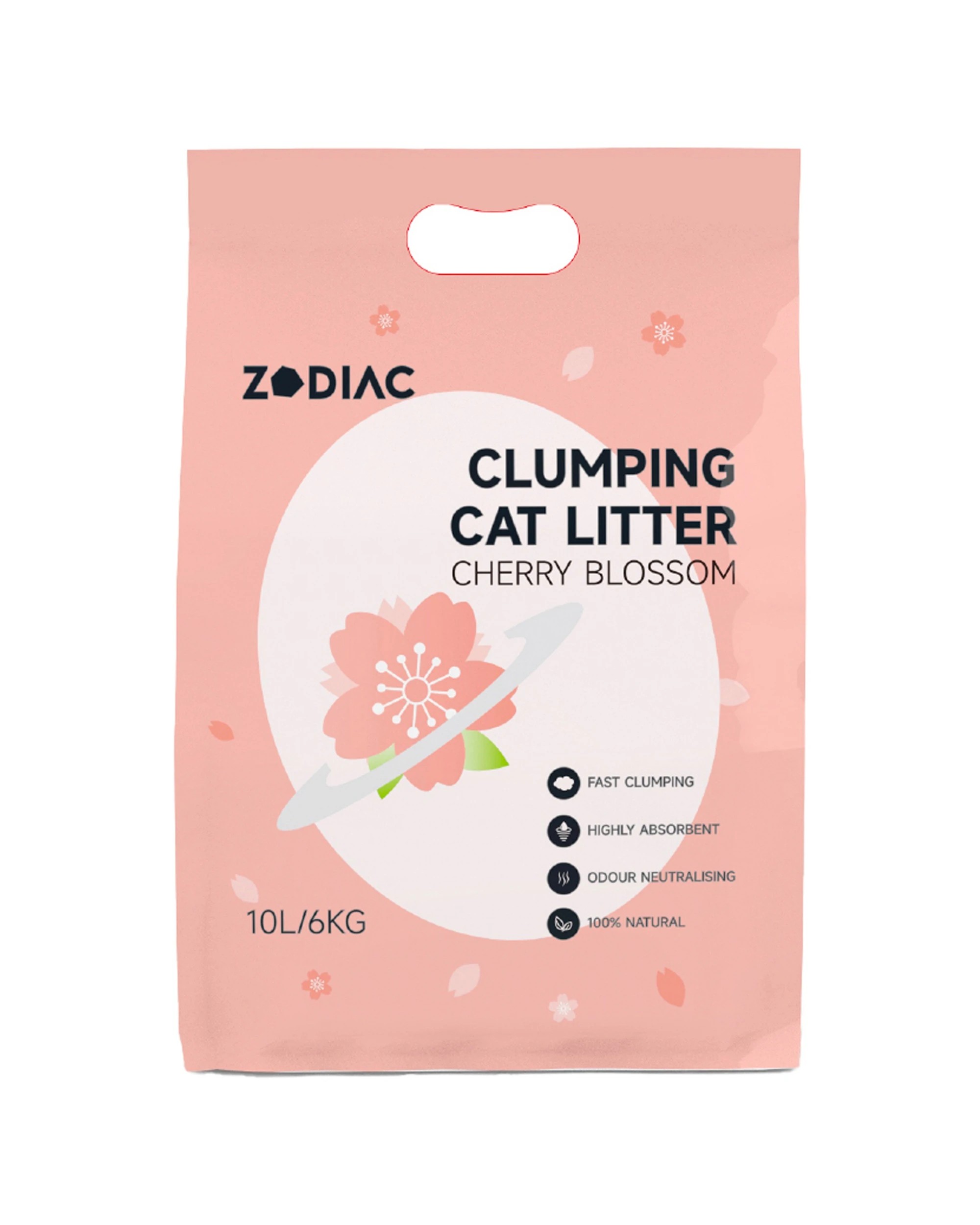 1 Zodiac 6kg Clumping Bentonite Clay Cat Litter Cherry Blossom Scent Hypo-allergenic Multi-cat Compatible
 - Pink, 1 of 2