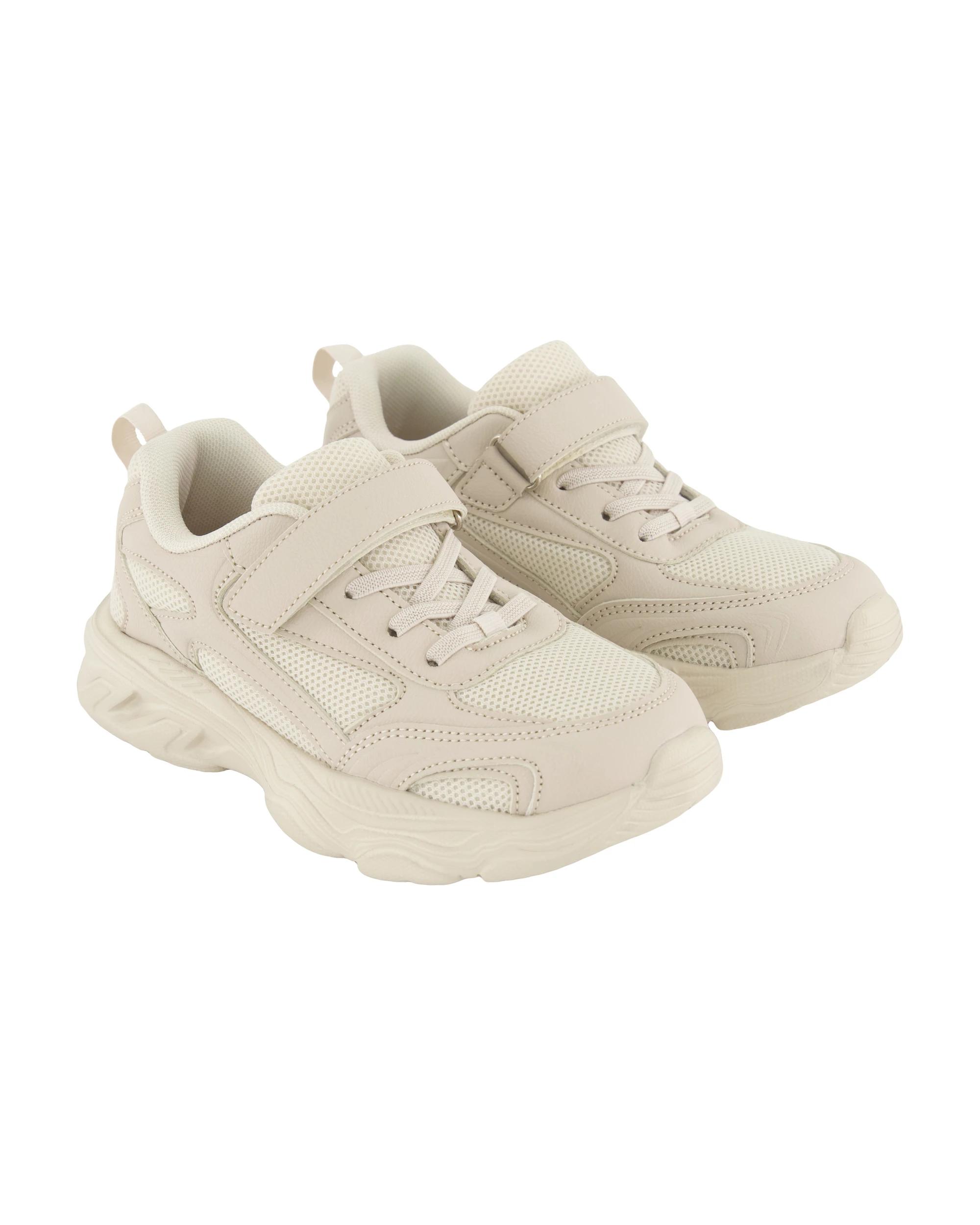 4 Senior Mesh Sneakers Cream, 4 of 5