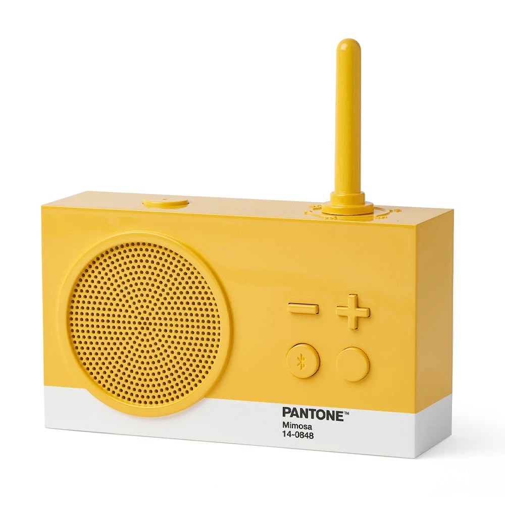 3 Lexon Thykho 3 Fm Radio & Bluetooth Speaker PANTONE -Yellow, 3 of 5