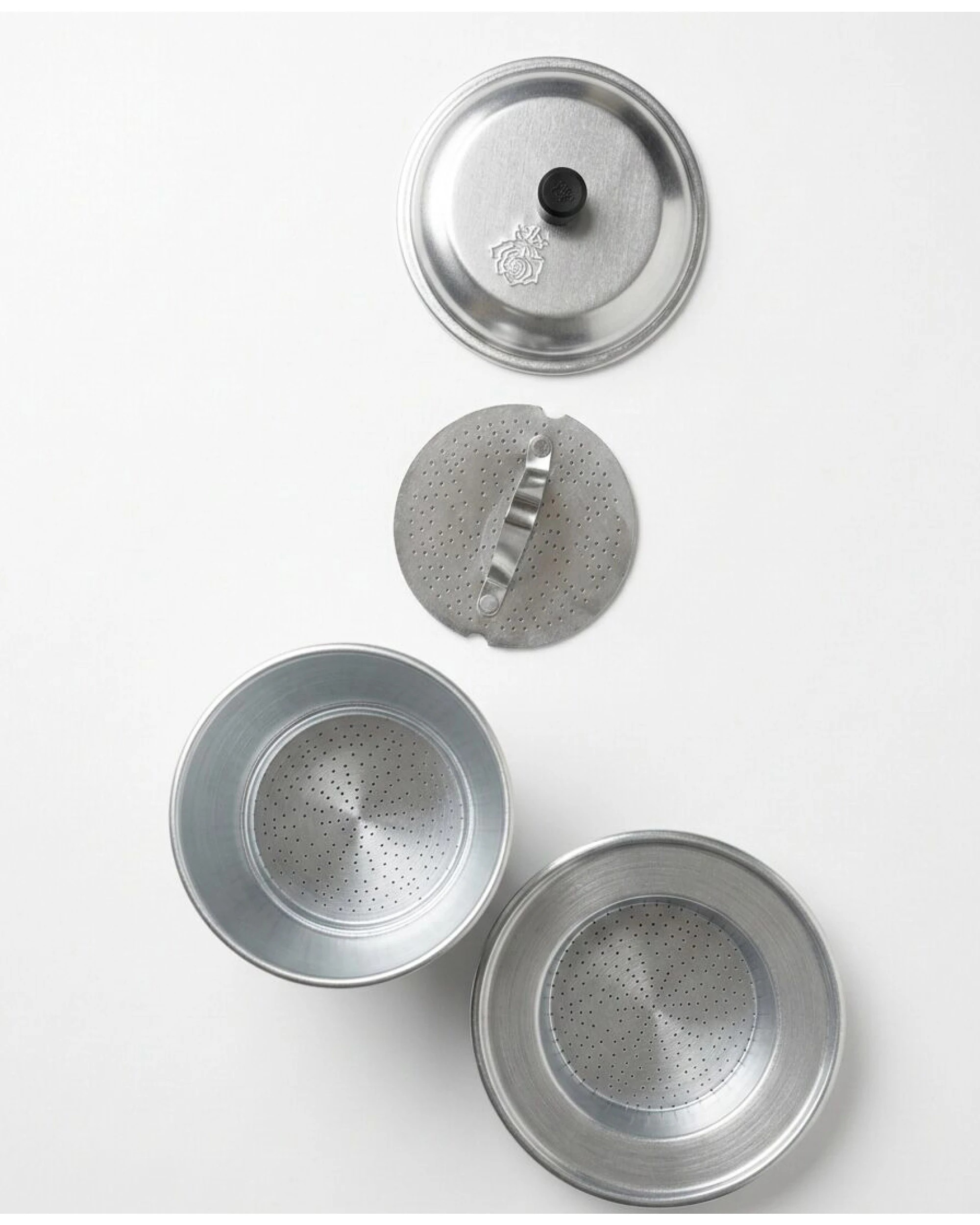 2 BR Home Aluminium Vietnam Vietnamese Coffee Simple Drip Filter Maker Infuser Home (Phin) - 13cm Diameter, 2 of 2