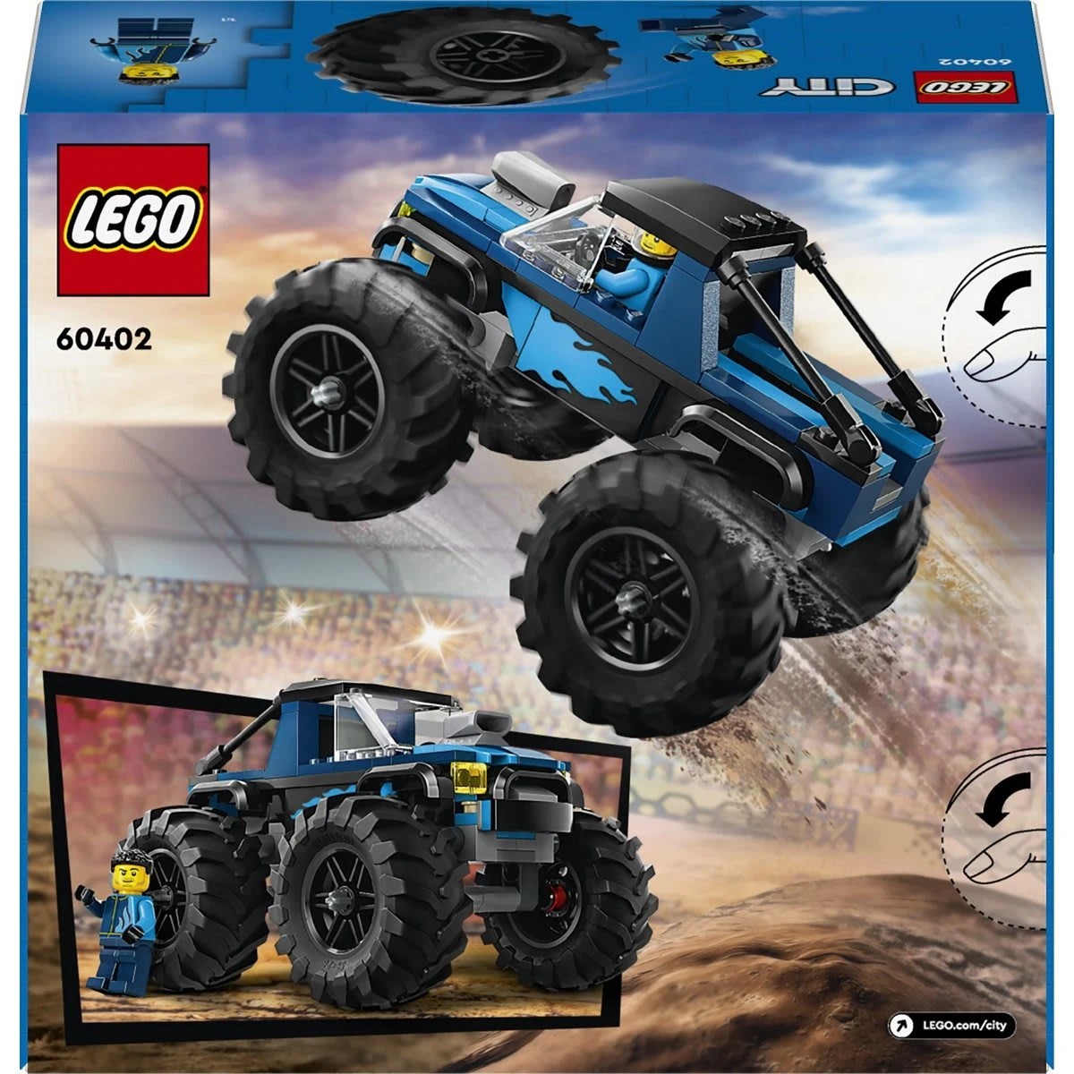 11 LEGO City Great Vehicles Blue Monster Truck 60402, 11 of 11