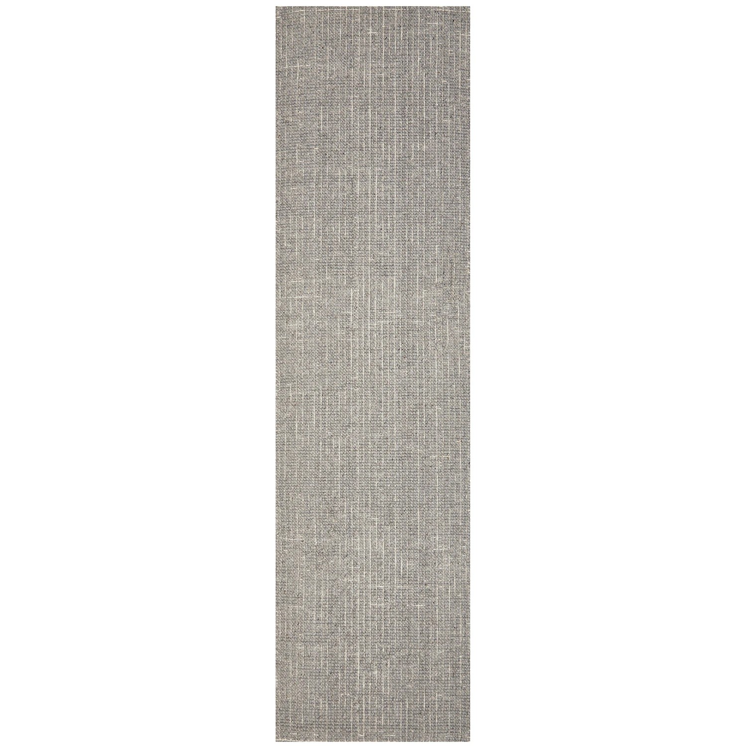 2 Common Ground Rugs Cadence Parker 300x80cm - Medium Runner Hand Loomed Wool & Jute Rug - Grey, 2 of 6