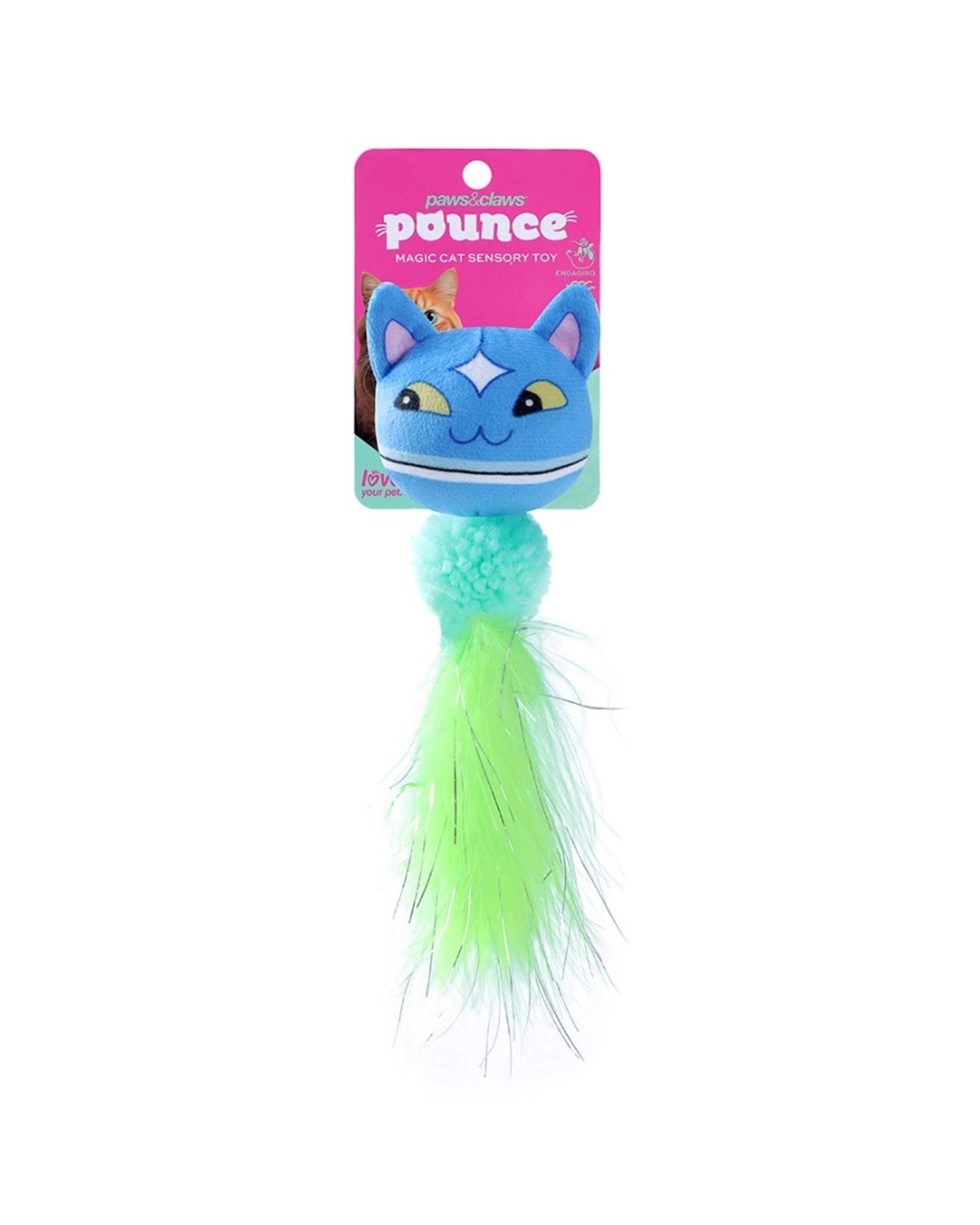 7 Paws & Claws 6PK Pounce Plush Magic Pet Cat Toy Soft Cuddly 15x5x5cm - Assorted, 7 of 8
