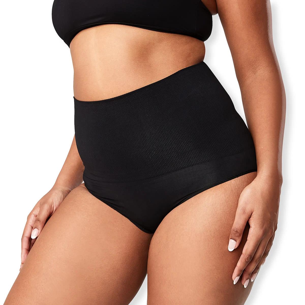 1 2 Pack Firm Control Seamfree Shaping Briefs BLACK, TAN, 1 of 8