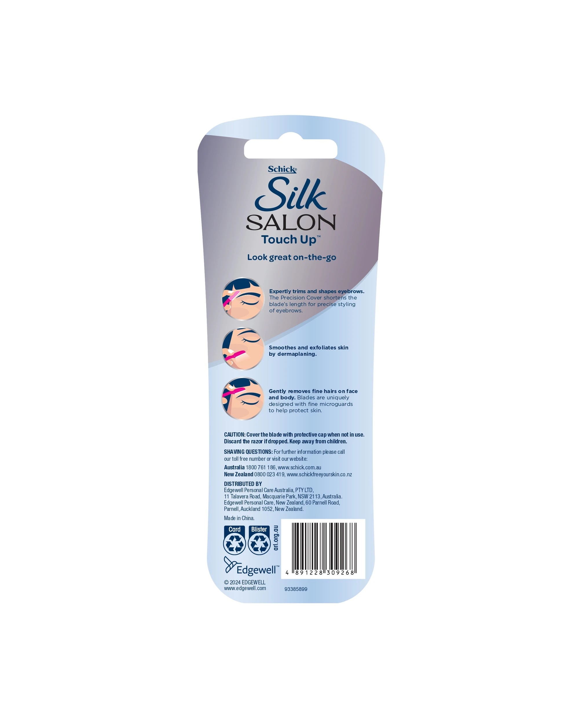 2 Schick 4 Pack Silk Salon Touch-Up Razors, 2 of 4
