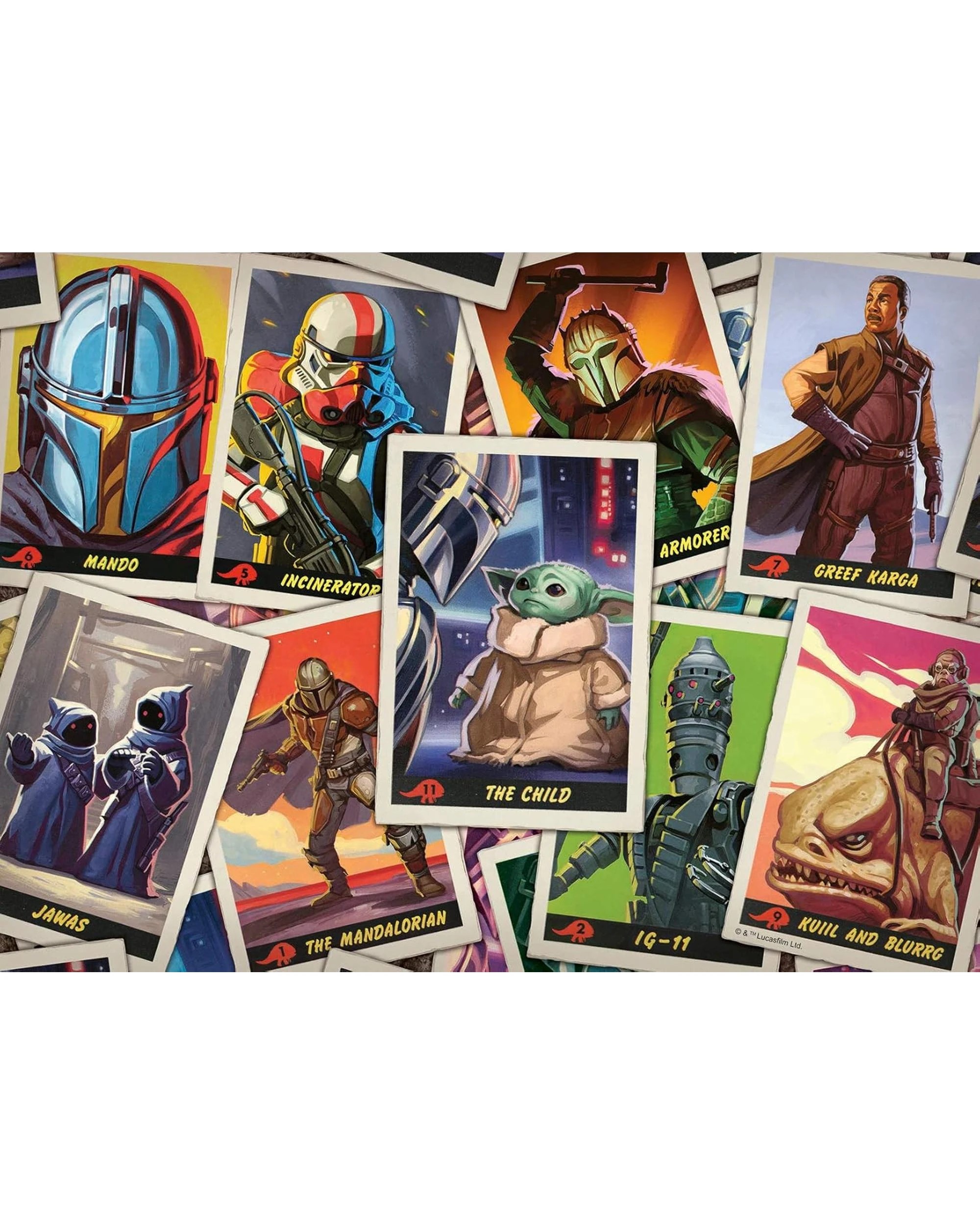 2 Ravensburger Star Wars Mandolorian In Search of the Child 1000 Piece Jigsaw Puzzle, 2 of 2