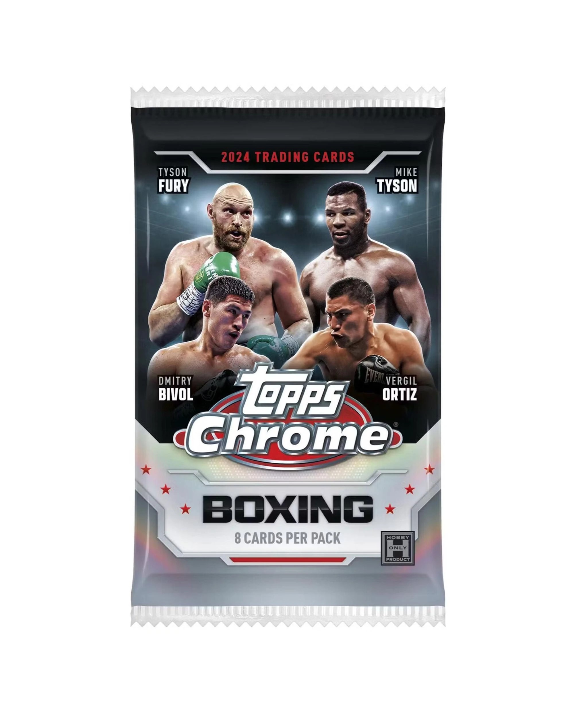 1 Topps 2024 Chrome Boxing Hobby Pack, 1 of 10