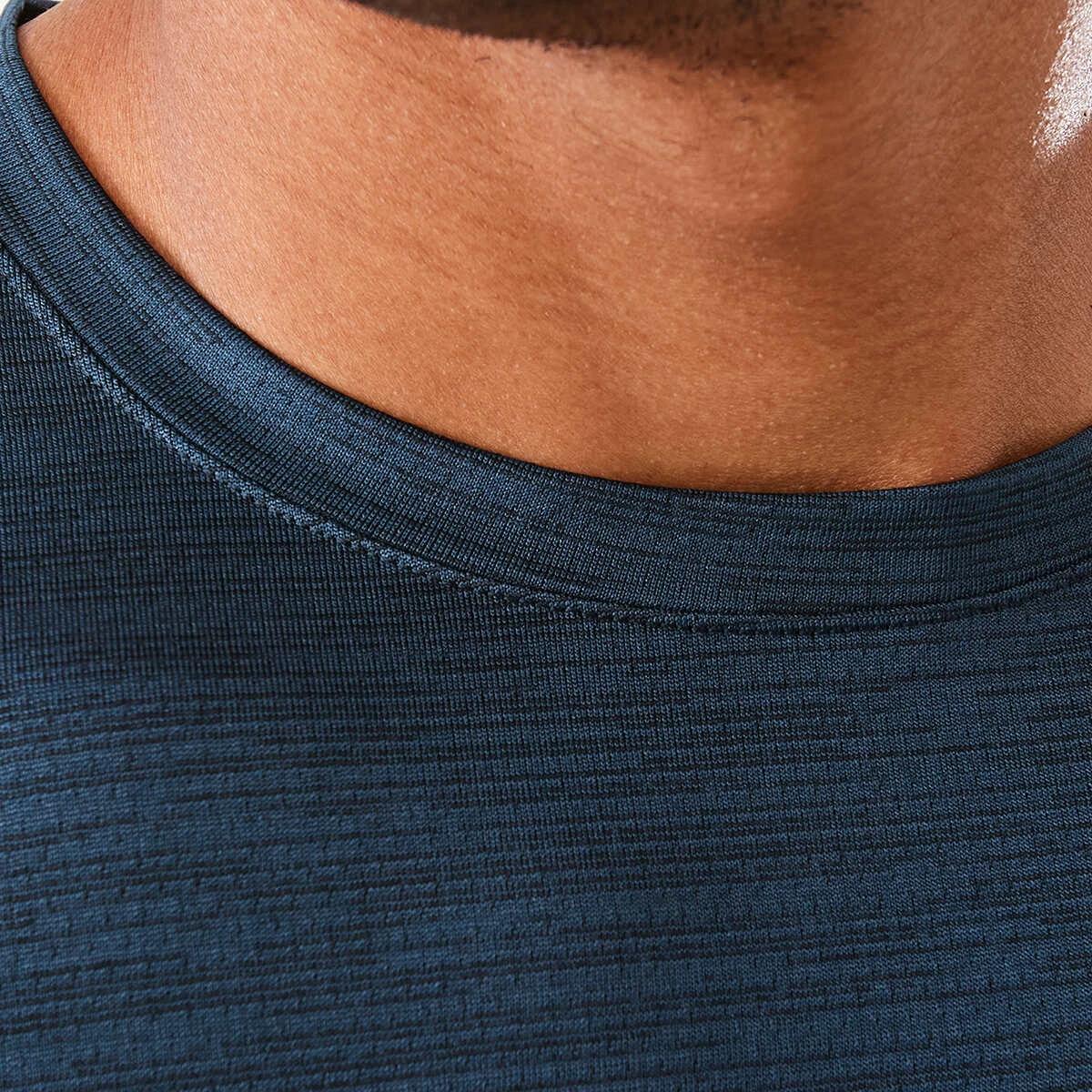 5 Active Mens Crew Neck Cationic T-shirt NAVY BLACK ACT CREW CATIONIC TEE, 5 of 6