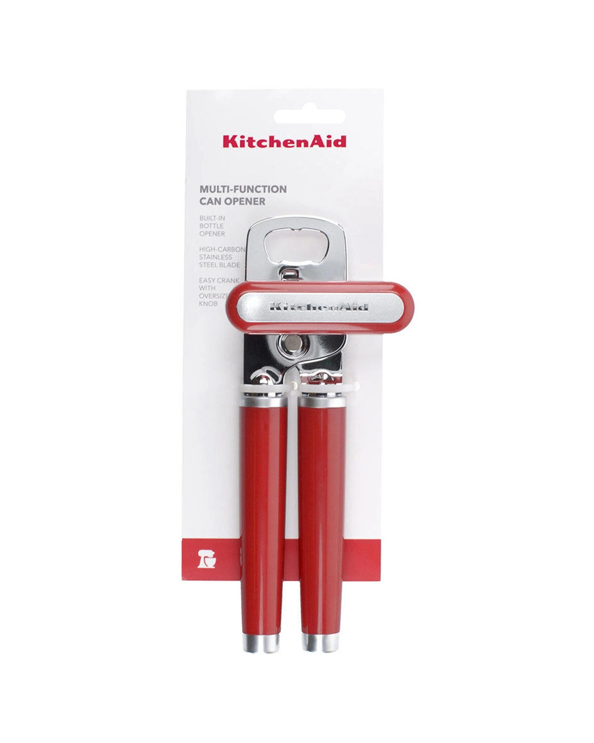 3 KitchenAid 2pk Metal Multi Purpose Tin Opener With Bottle Opener Durable Ergonomic - Red, 3 of 3