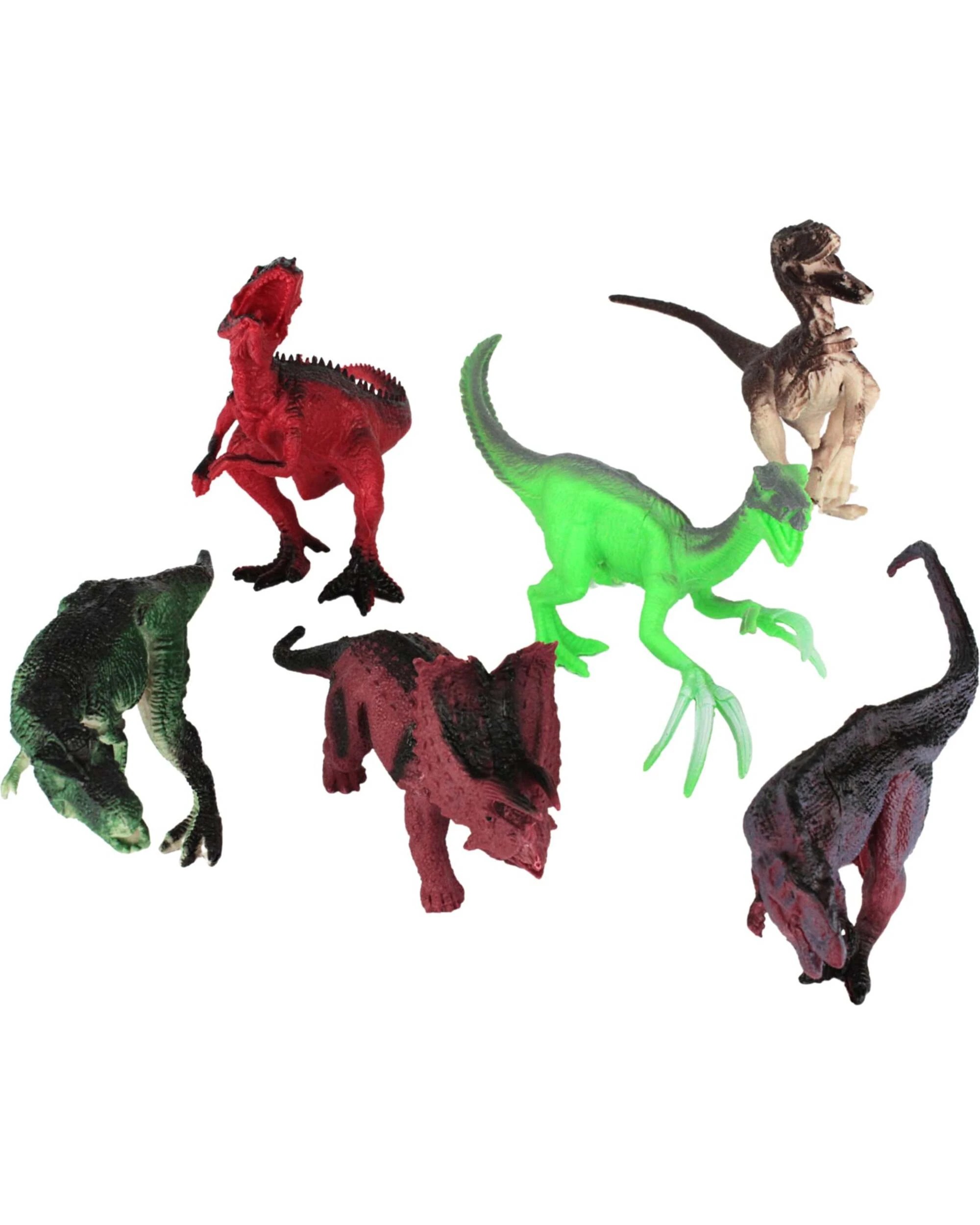 1 Partyrama Dinosaur Playset Pack of 6, 1 of 3