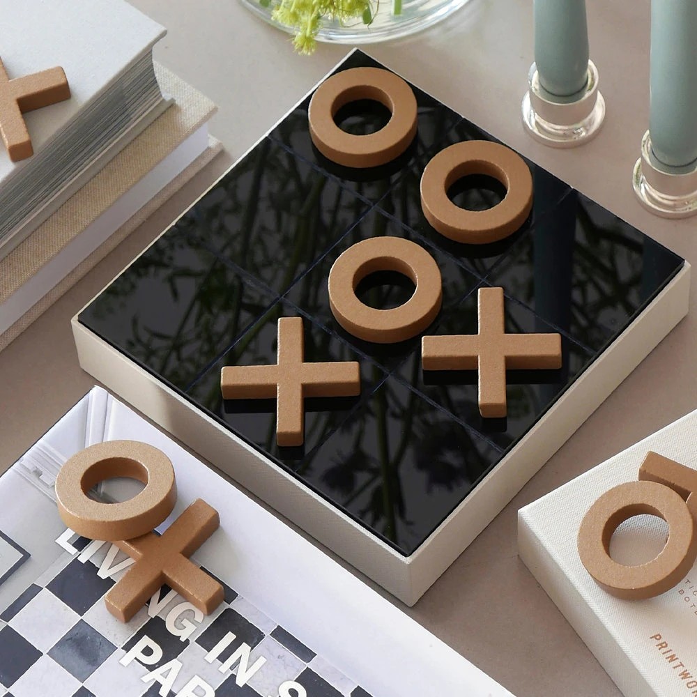 4 Printworks Classic-Tic Tac Toe - Beige, 4 of 5