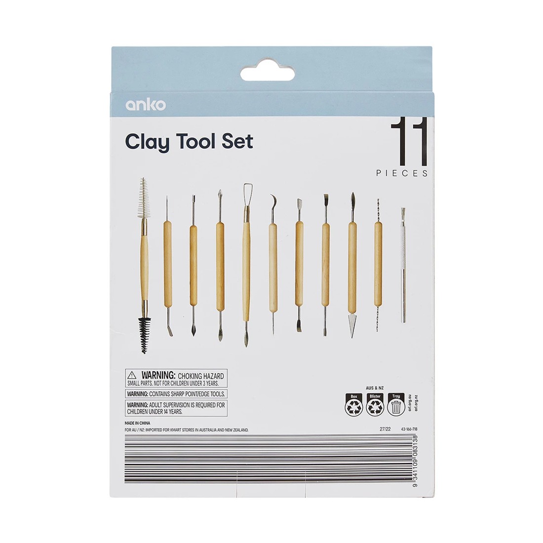 6 11 Piece Clay Tool Set, 6 of 6