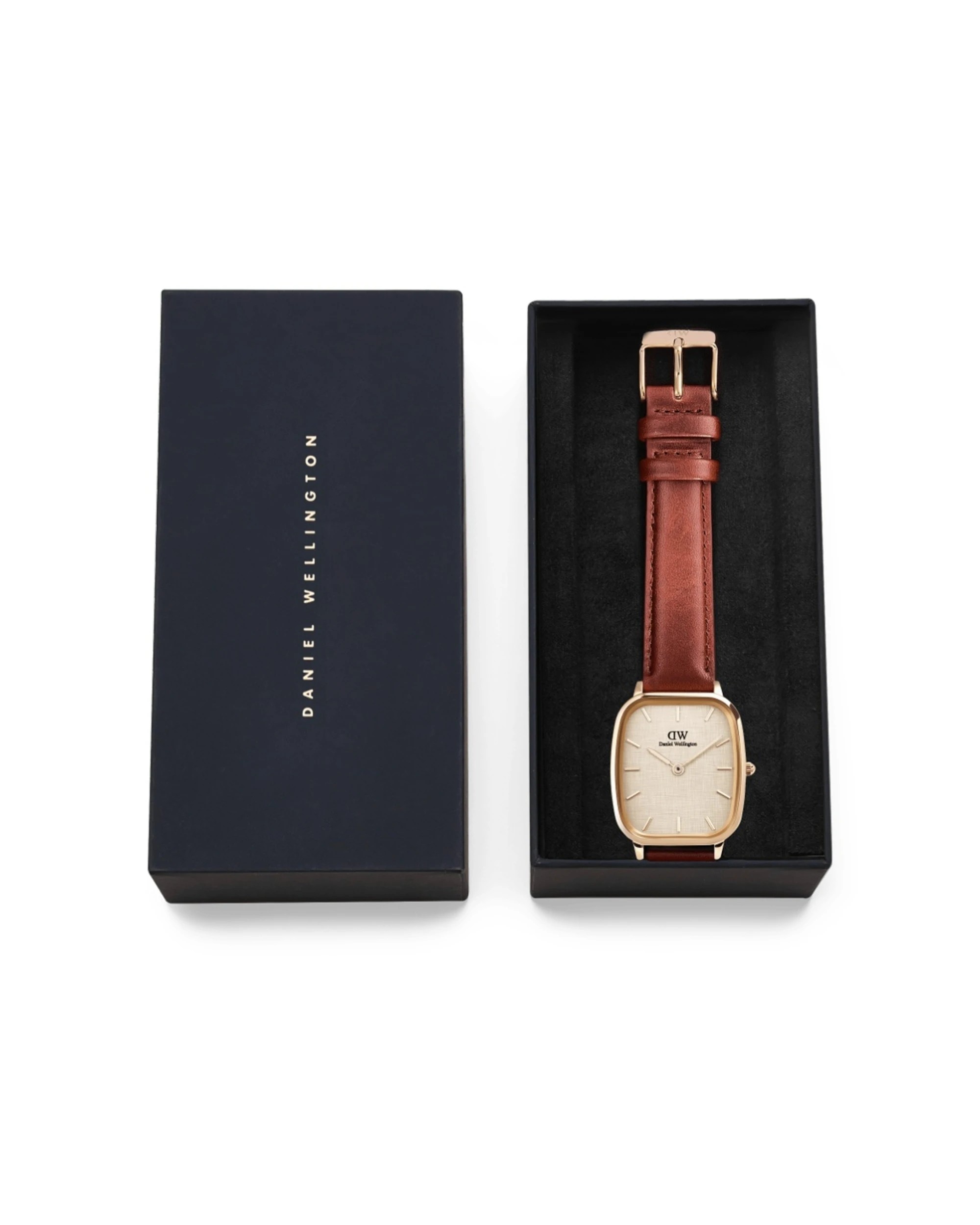 5 Daniel Wellington Marlon St Mawes Rose Gold Linen Watch 32x36.3mm, 5 of 5