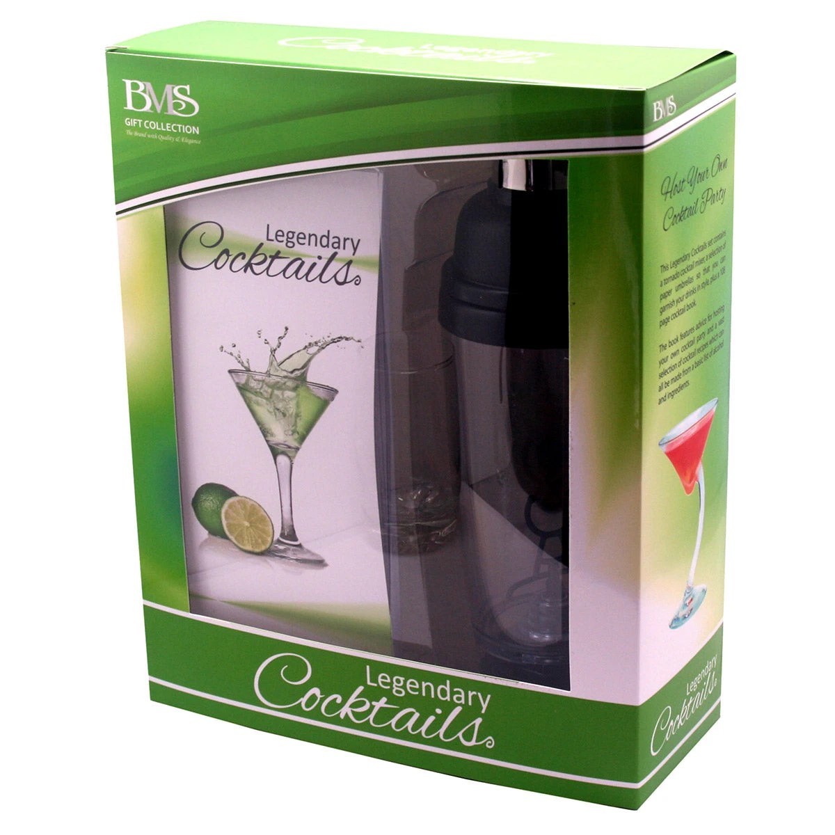 1 BMS Wholesale Legendary Cocktails Book And Tornado Blender Gift Set, 1 of 2
