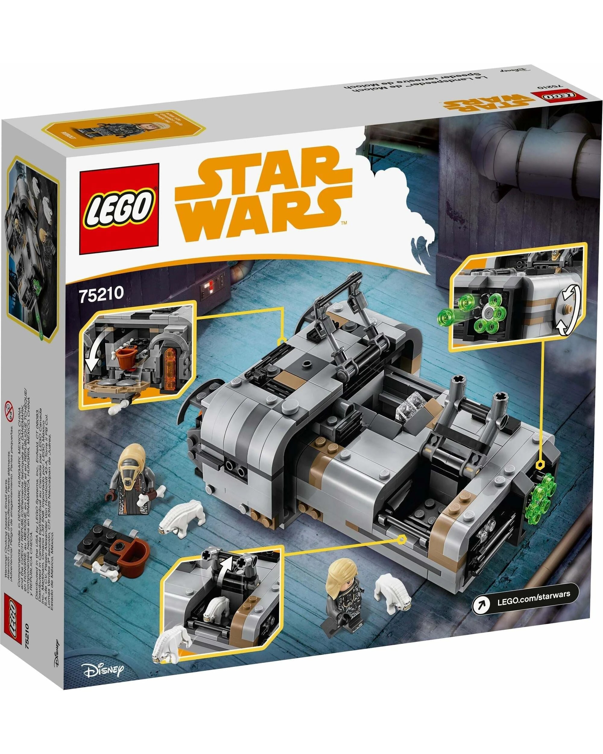 4 LEGO Star Wars Solo: A Star Wars Story Moloch's Landspeeder 75210 Building Kit, 4 of 4