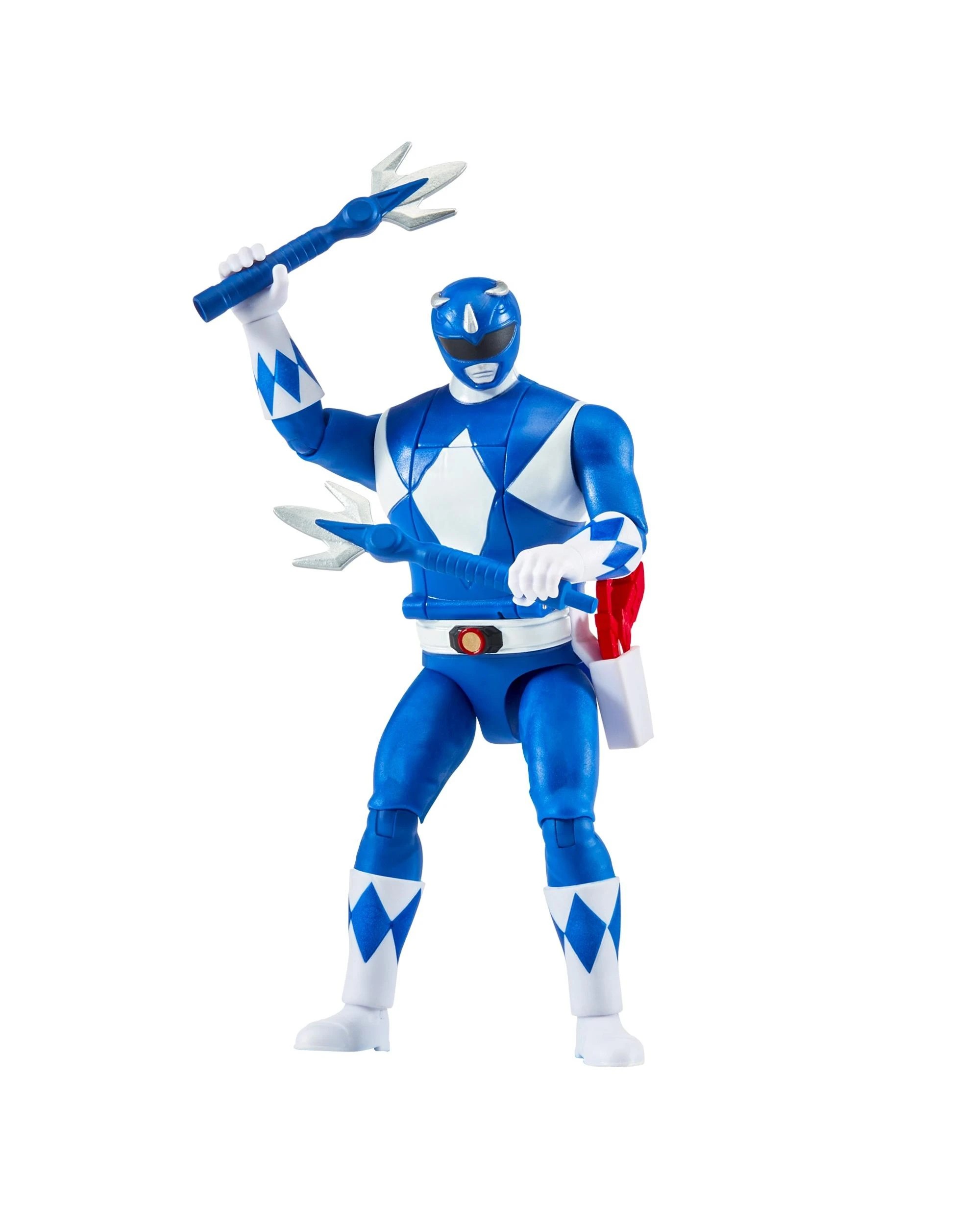 3 Mighty Morphin Power Rangers Re-Ignition Auto-Morphin Blue Ranger Action Figure, 3 of 9