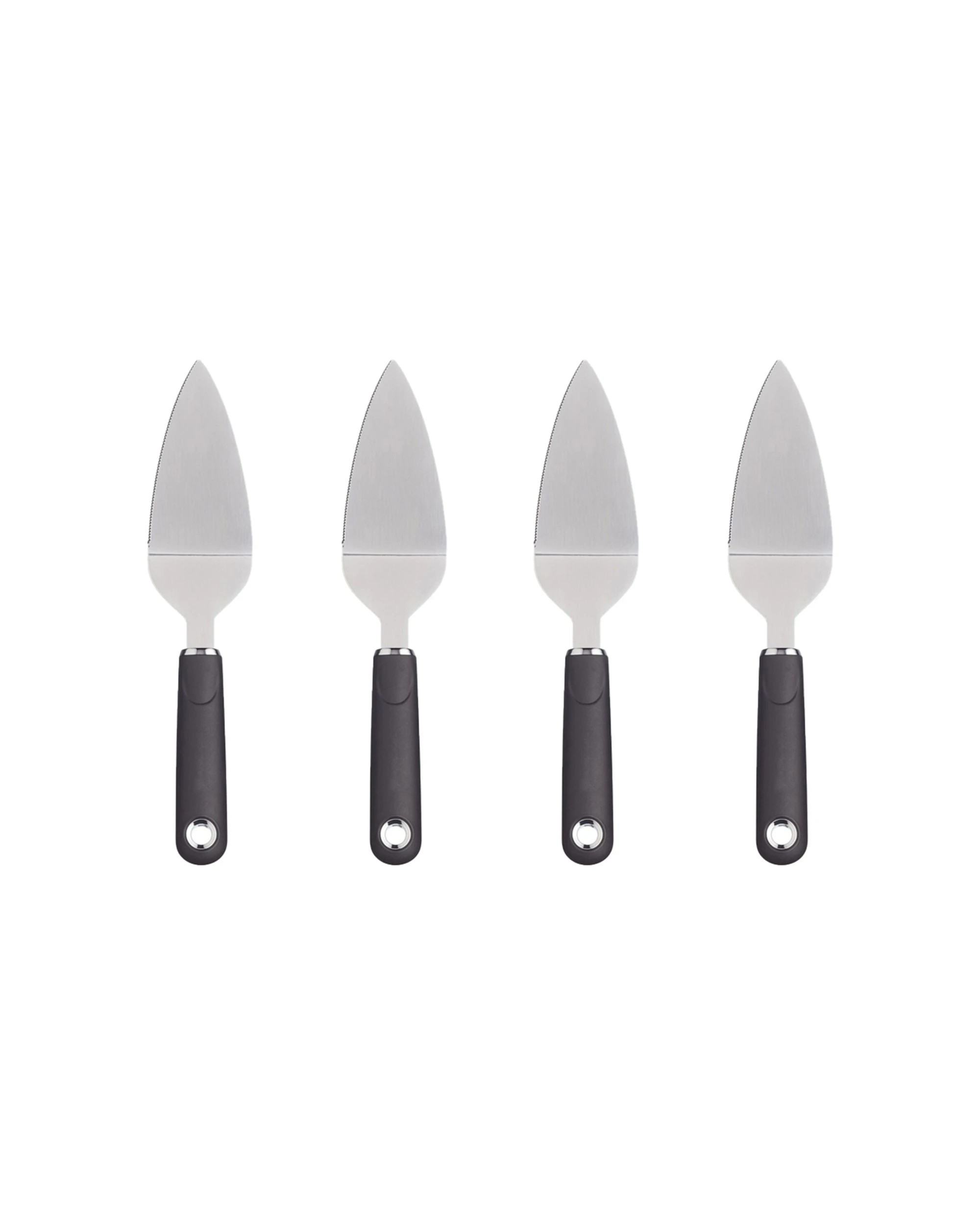 1 Mastercraft 4x 26cm Soft Grip Nylon Stainless Steel Cake Slicer Cutter - Black, 1 of 5