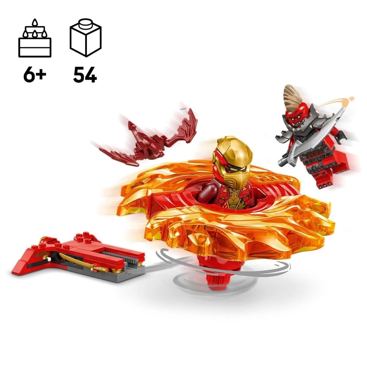 4 LEGO NINJAGO Kai's Dragon Spinjitzu Spinner 71823, 4 of 10