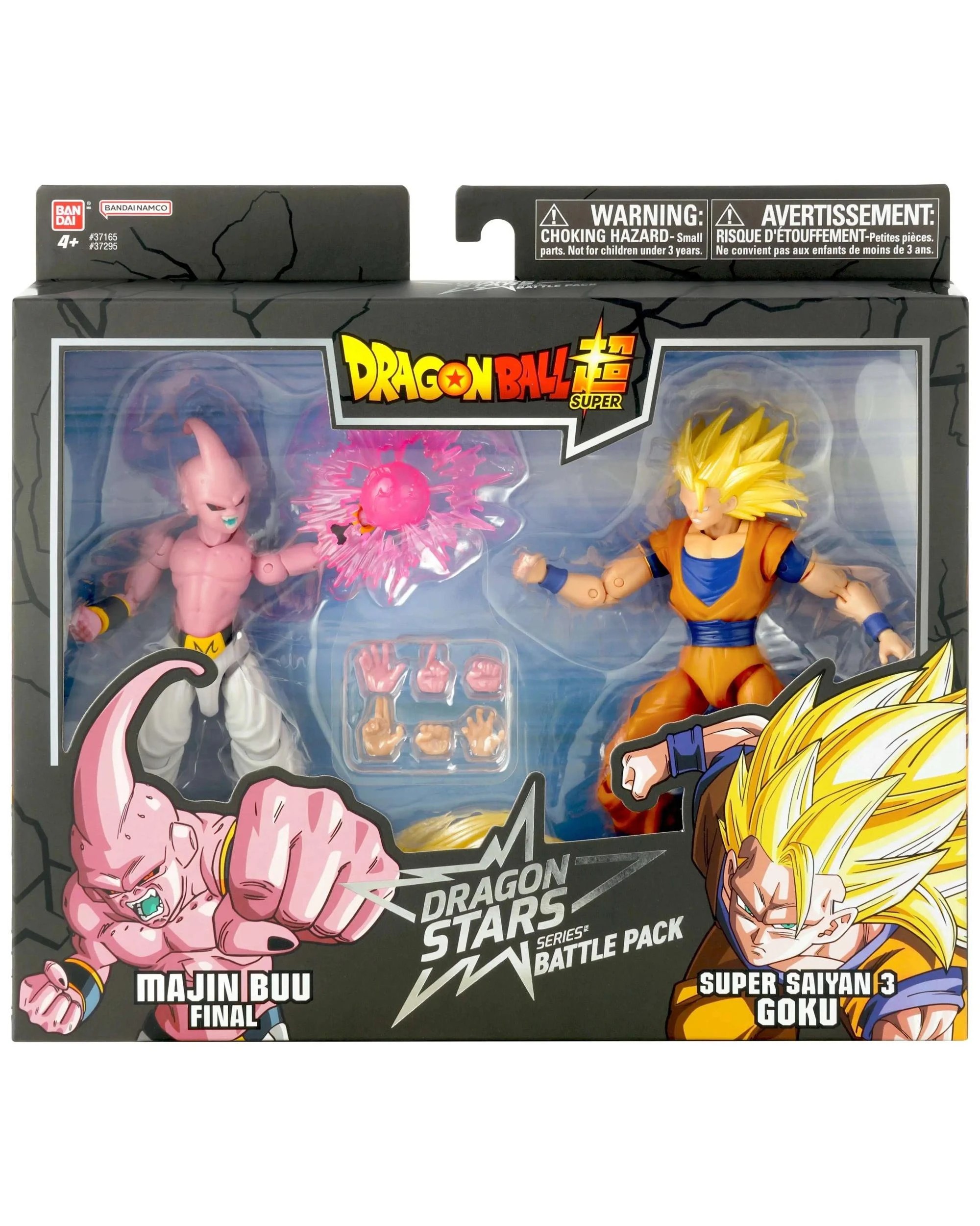 1 Dragon Ball Super Dragon Stars Battle Pack Super Saiyan 3 Goku vs Majin Buu Final Figure 2 Pack, 1 of 3