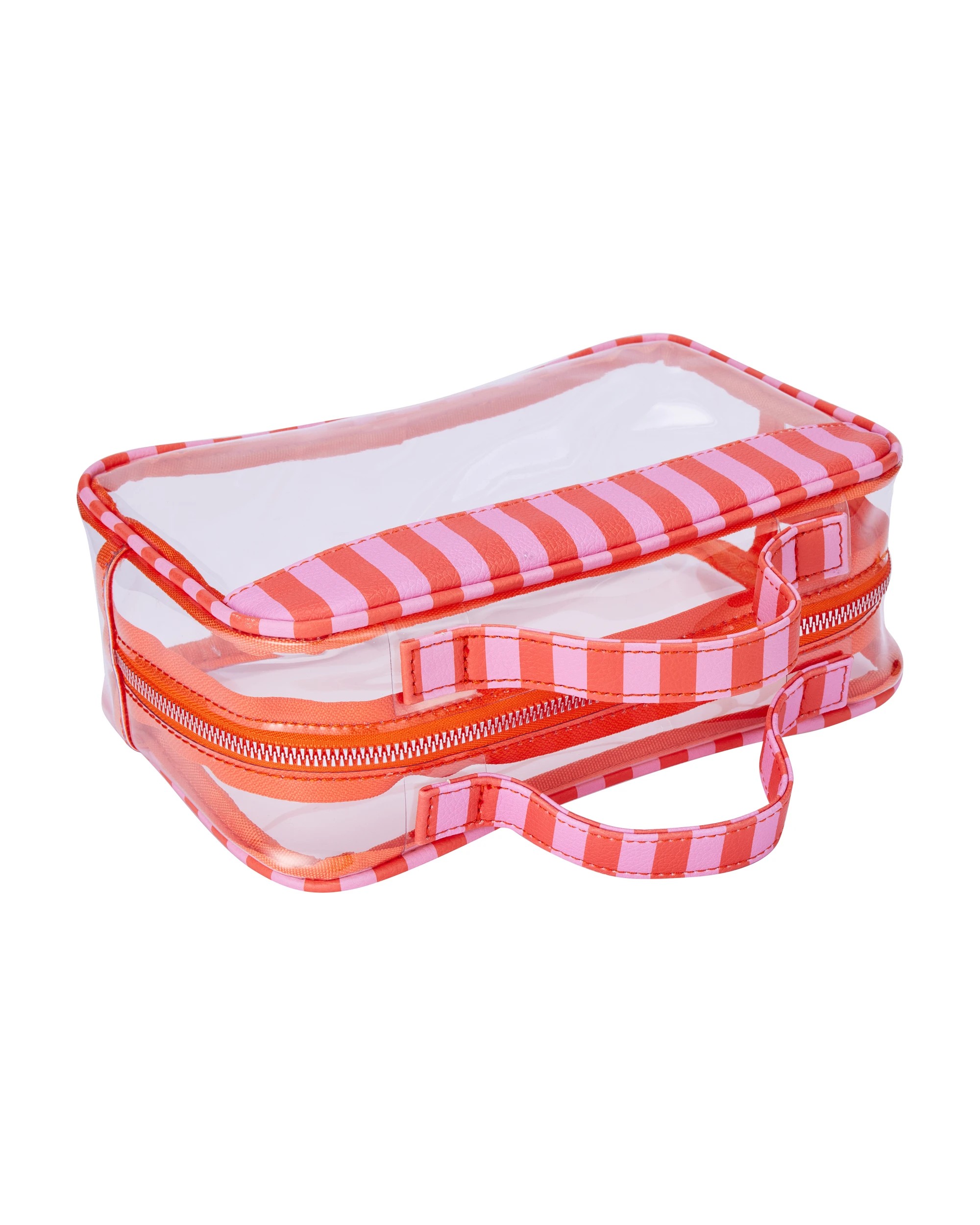 3 OXX Cosmetics Makeup Bag - Pink and Orange, 3 of 4