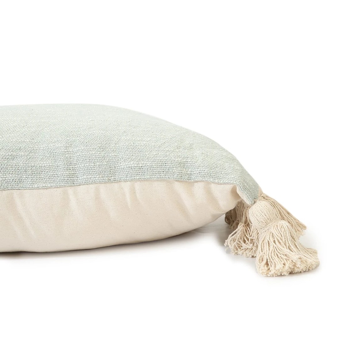 2 Marle Tassel Cushion - Sage, 2 of 5