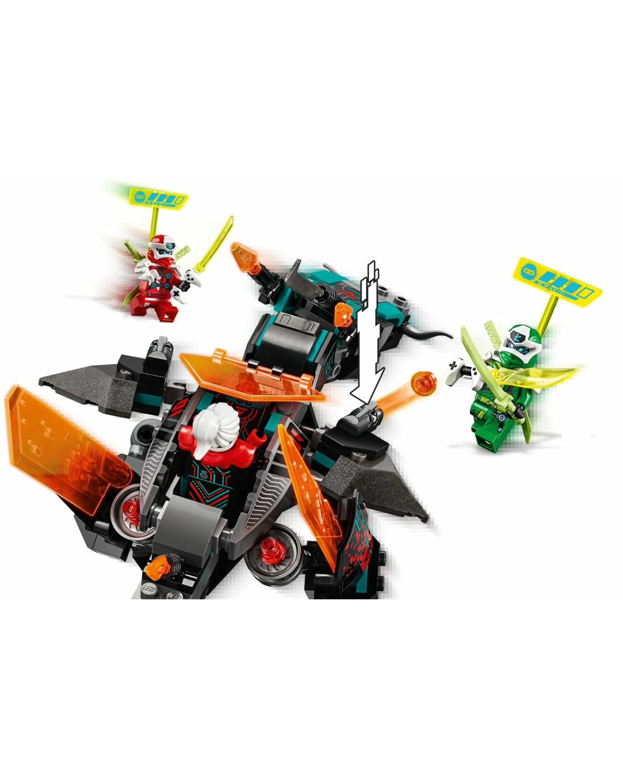 3 LEGO 71713 Empire Dragon: NINJAGO Mech Dragon Toy, 3 of 5