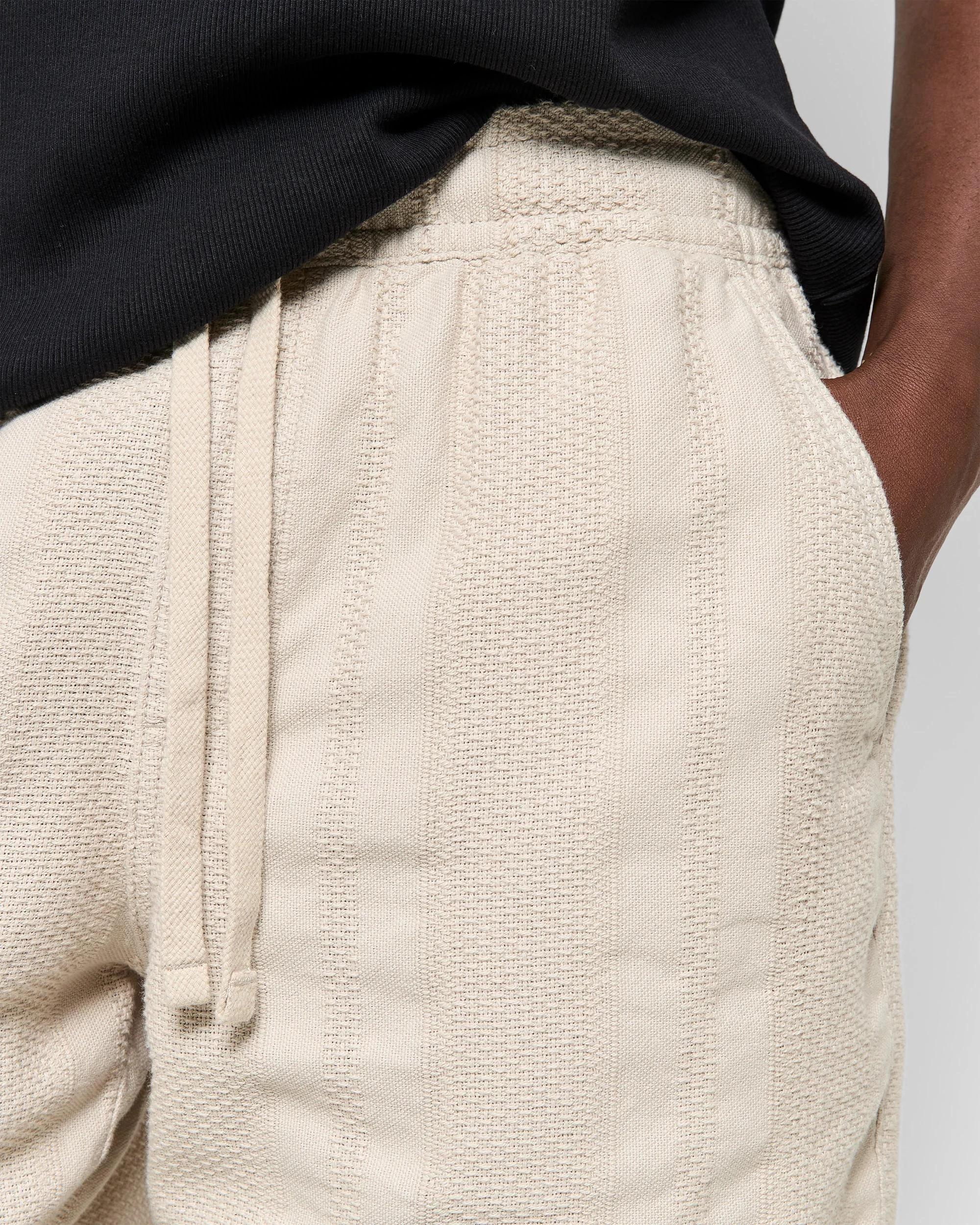 5 Australian Cotton Textured Knit Shorts - Commons BONE, 5 of 5