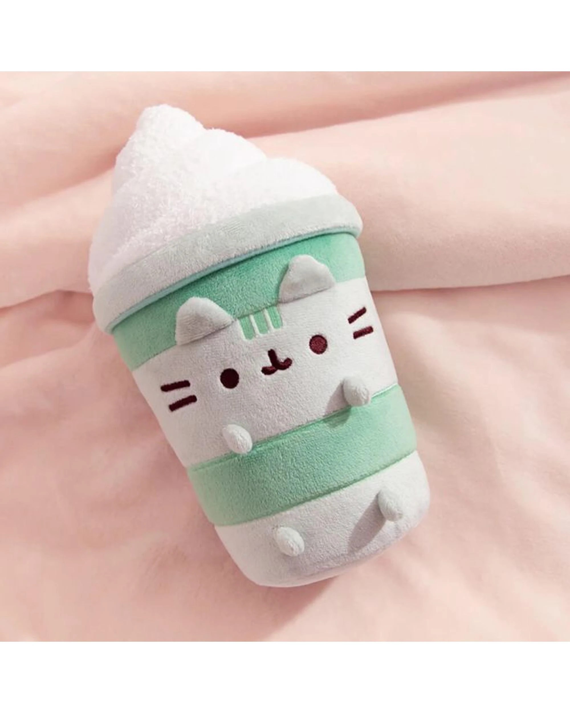 4 Pusheen Sips Matcha Drink Pusheen 24cm Plush - Green, 4 of 4