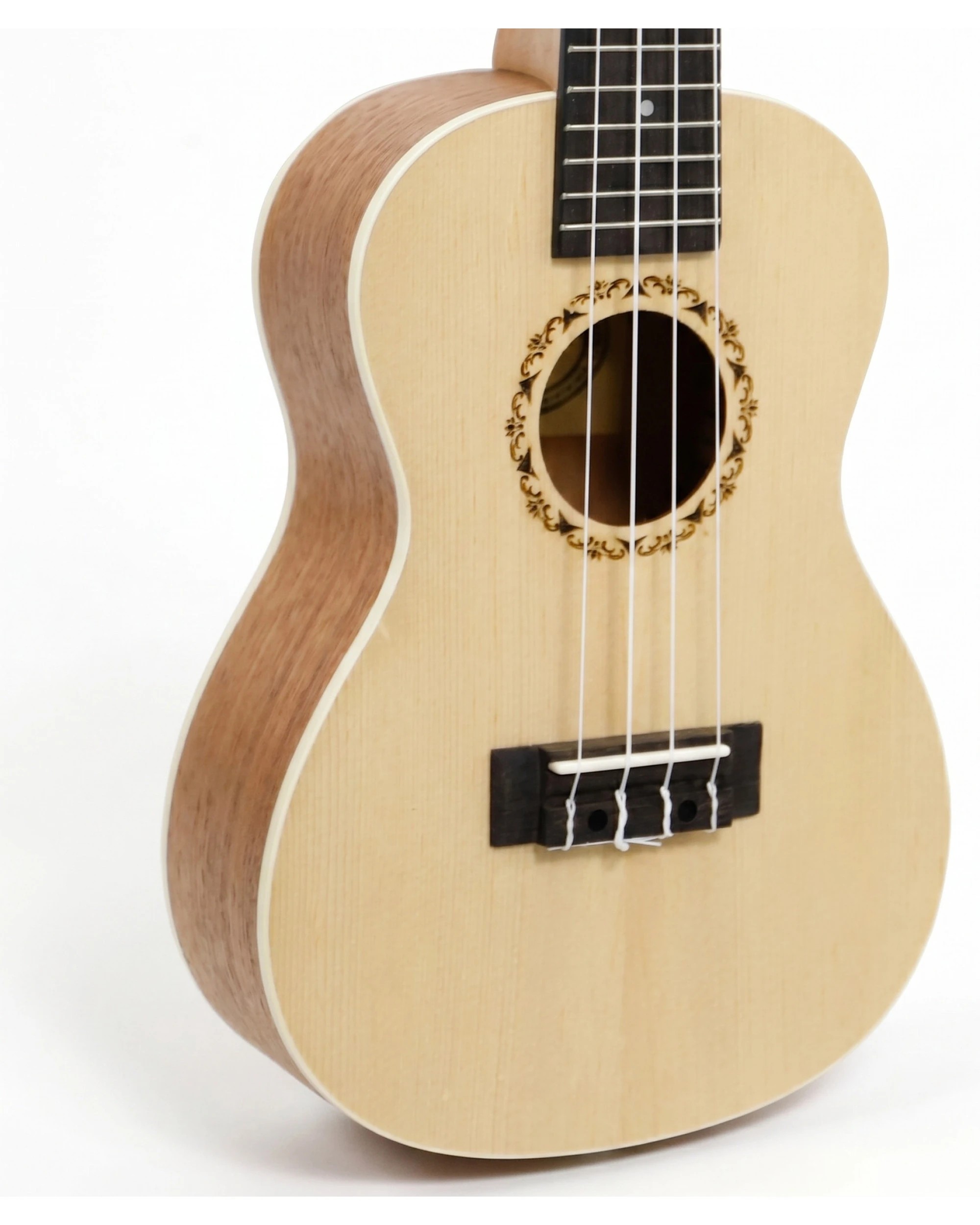 4 Karrera 23in Ukulele Natural - Natural, 4 of 7