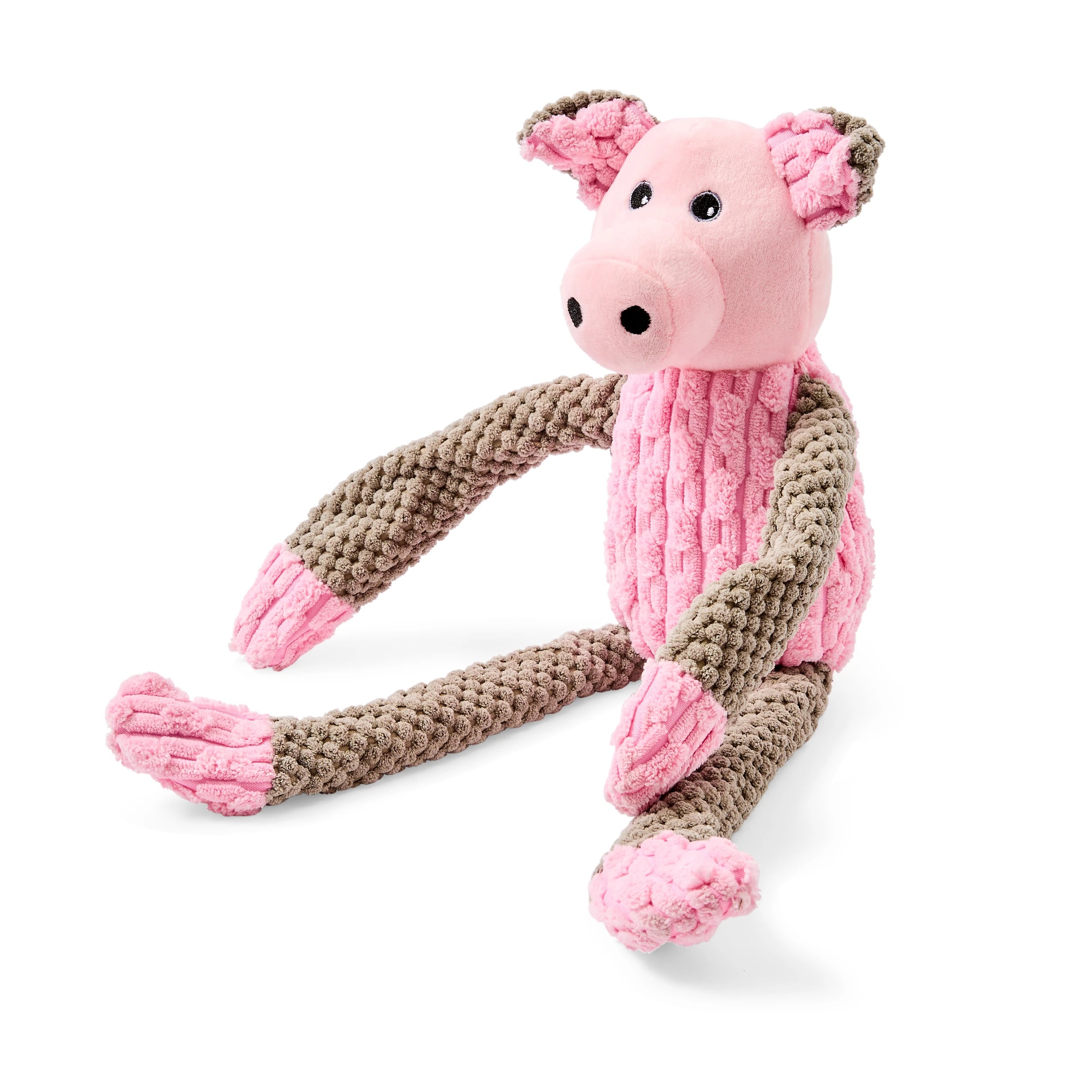 4 Pet Plush Floppy Knots - Pig, 4 of 8