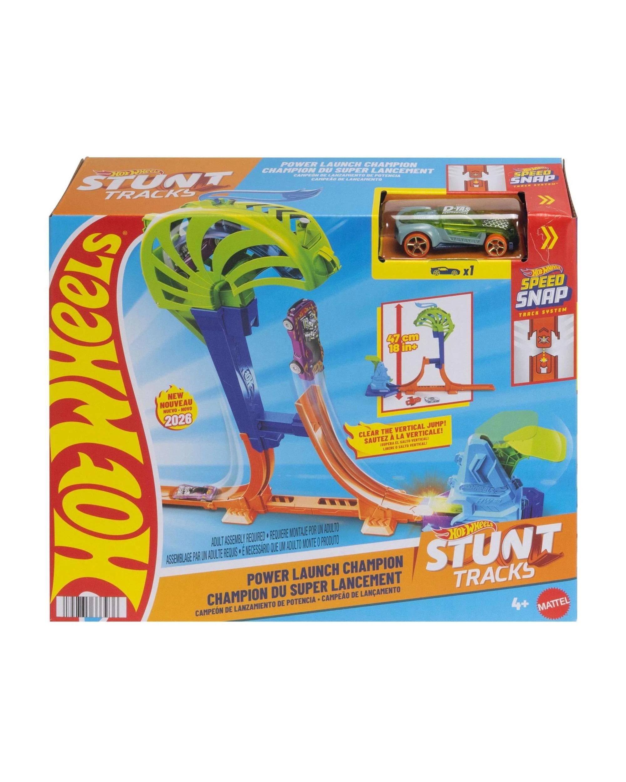 1 Hot Wheels Stunt Tracks Power Launch Champion, 1 of 3